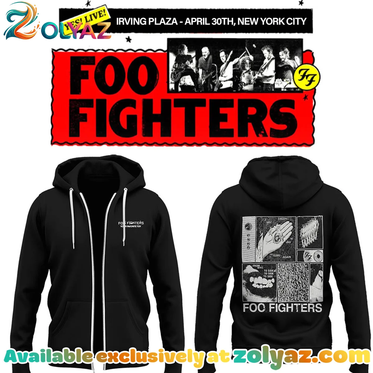 FF Secret Show Irving Plaza New York City Shirt & Hoodie (Release 10)