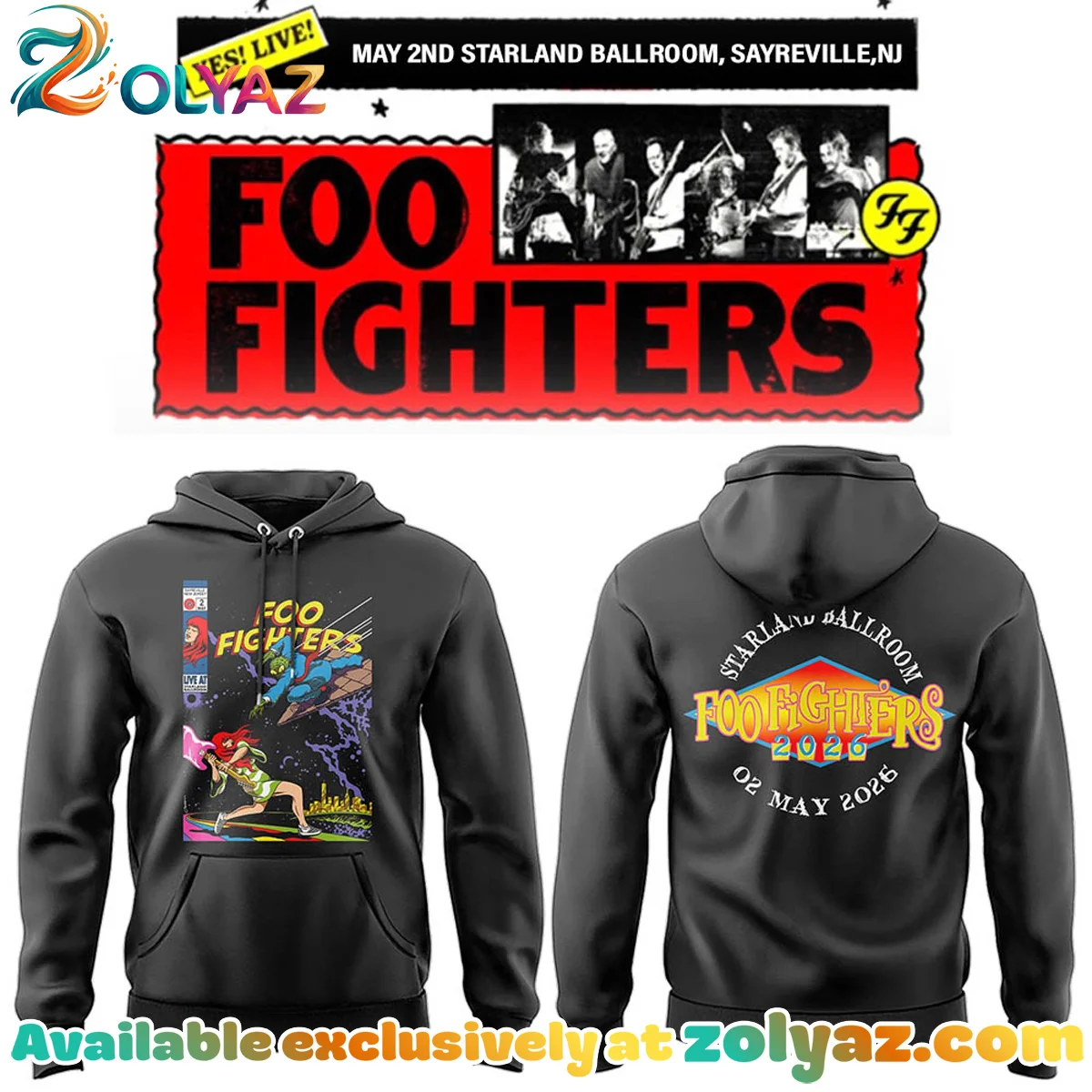 FF Secret Show Starland Ballroom Sayreville Shirt & Hoodie [Drop 2]