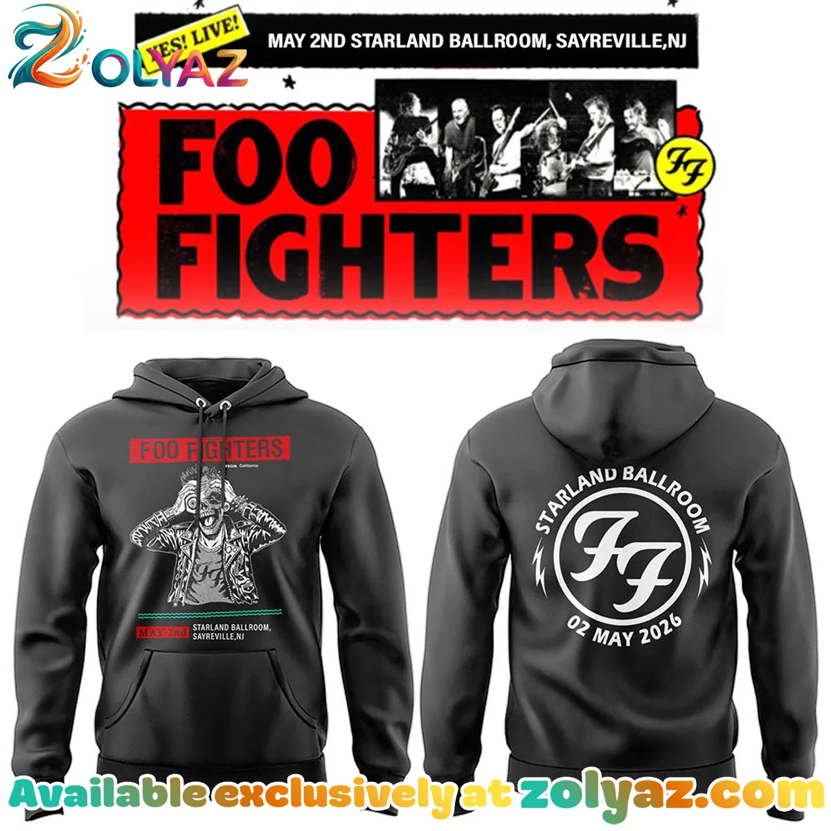 FF Secret Show Starland Ballroom Sayreville T-Shirt & Hoodie (Design 3)