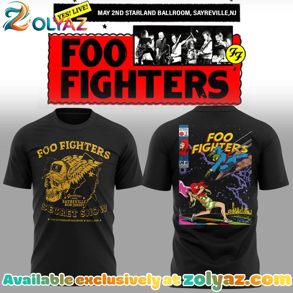 FF Secret Show Starland Ballroom Sayreville T-Shirt & Hoodie - Variant 12