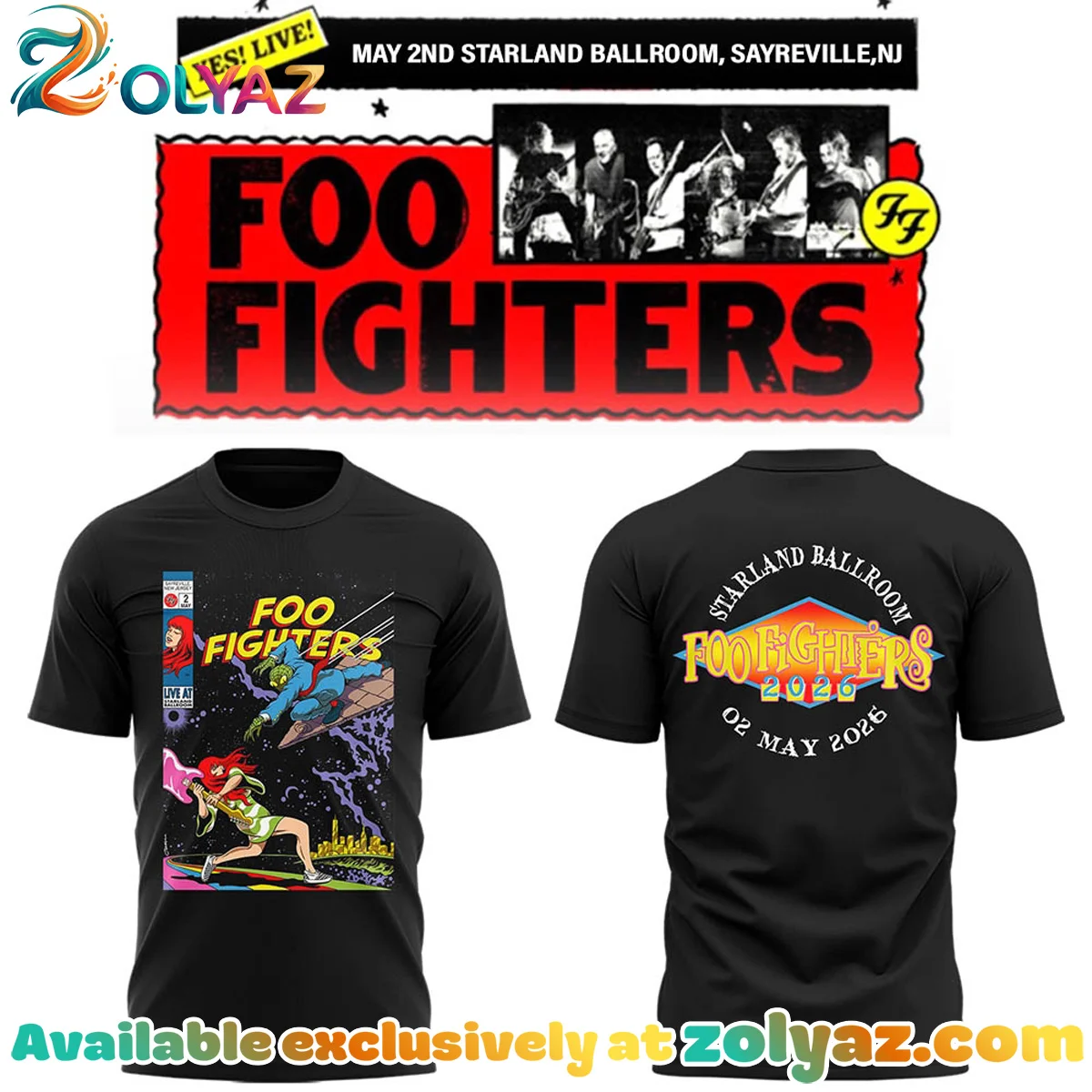FF Secret Show Starland Ballroom Sayreville T-Shirt & Hoodie [Batch 13]
