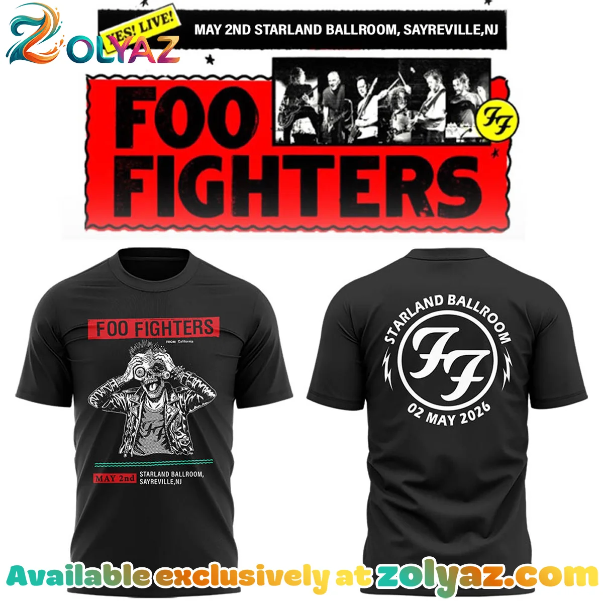 FF Secret Show Starland Ballroom Sayreville T-Shirt & Hoodie [Drop 16]
