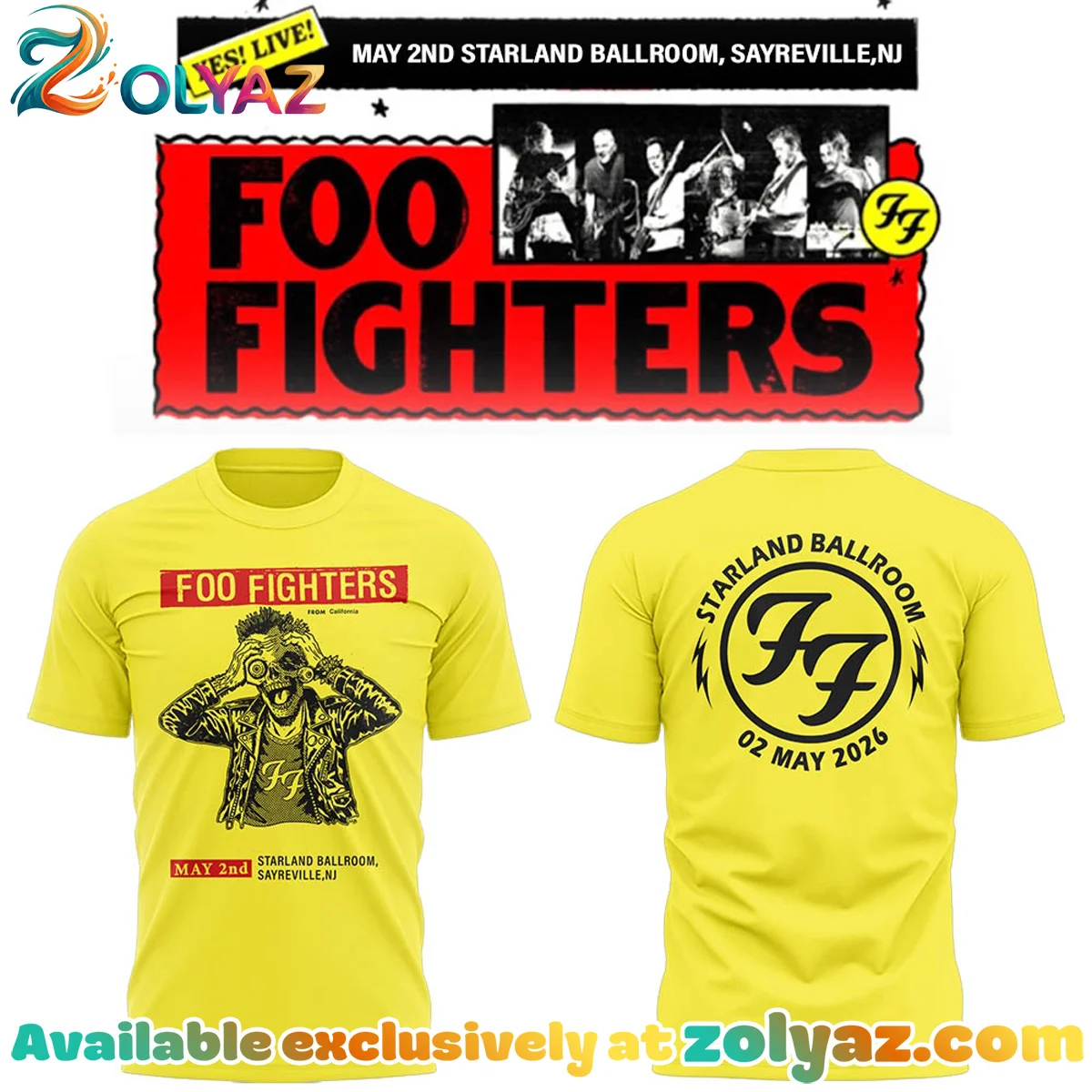 FF Secret Show Starland Ballroom Sayreville Shirt & Hoodie (Release 17)