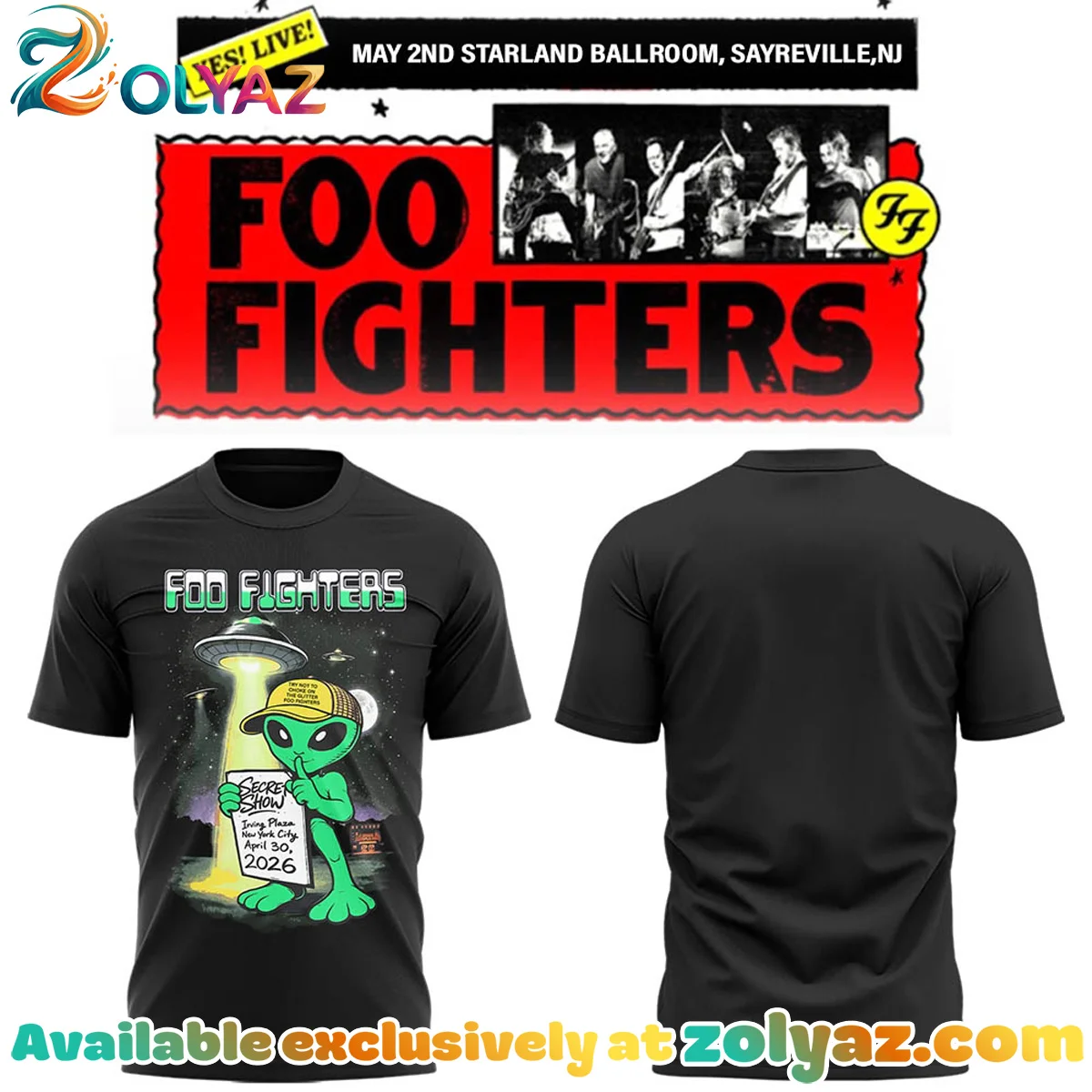 FF Secret Show Starland Ballroom Sayreville T-Shirt & Hoodie [Batch 21]