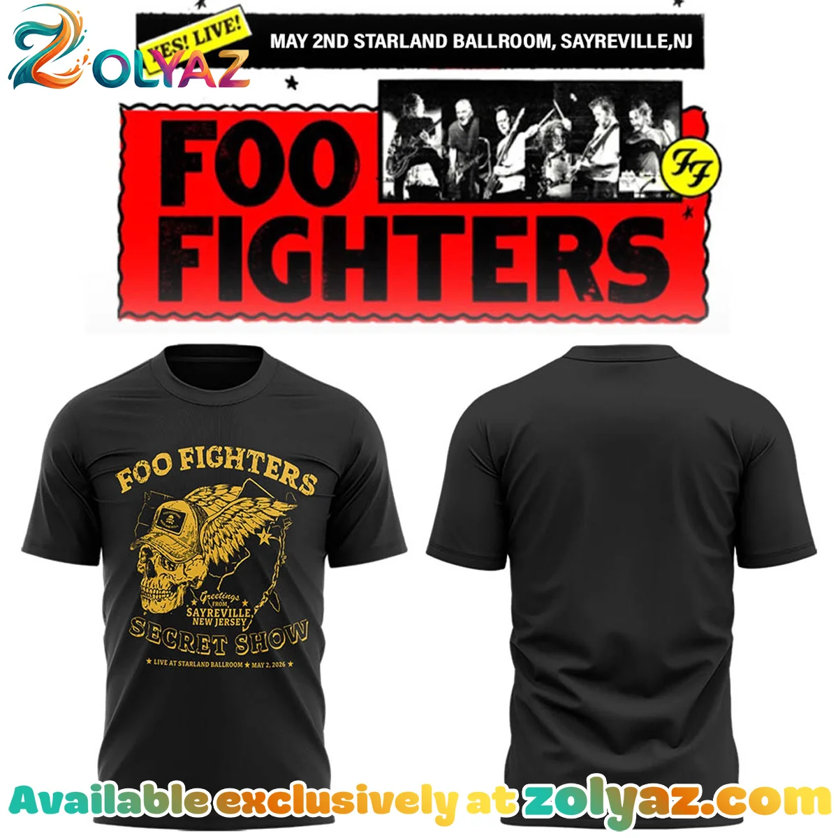 FF Secret Show Starland Ballroom Sayreville T-Shirt & Hoodie (Style 23)