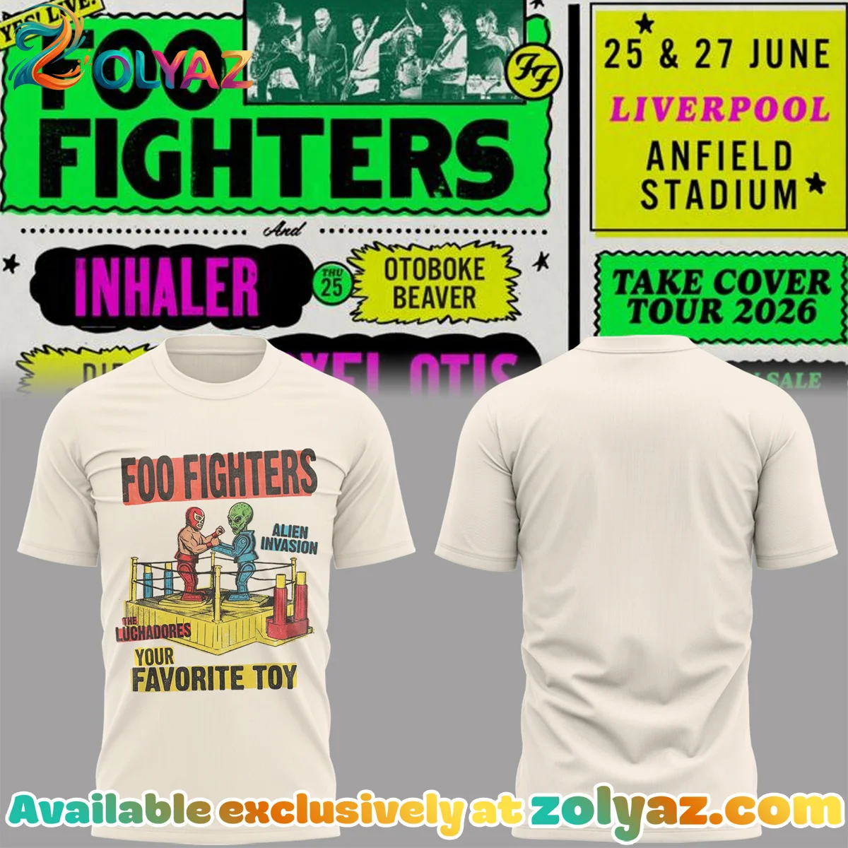 FF Take Cover Tour Shirt & Hoodie [Batch 3]