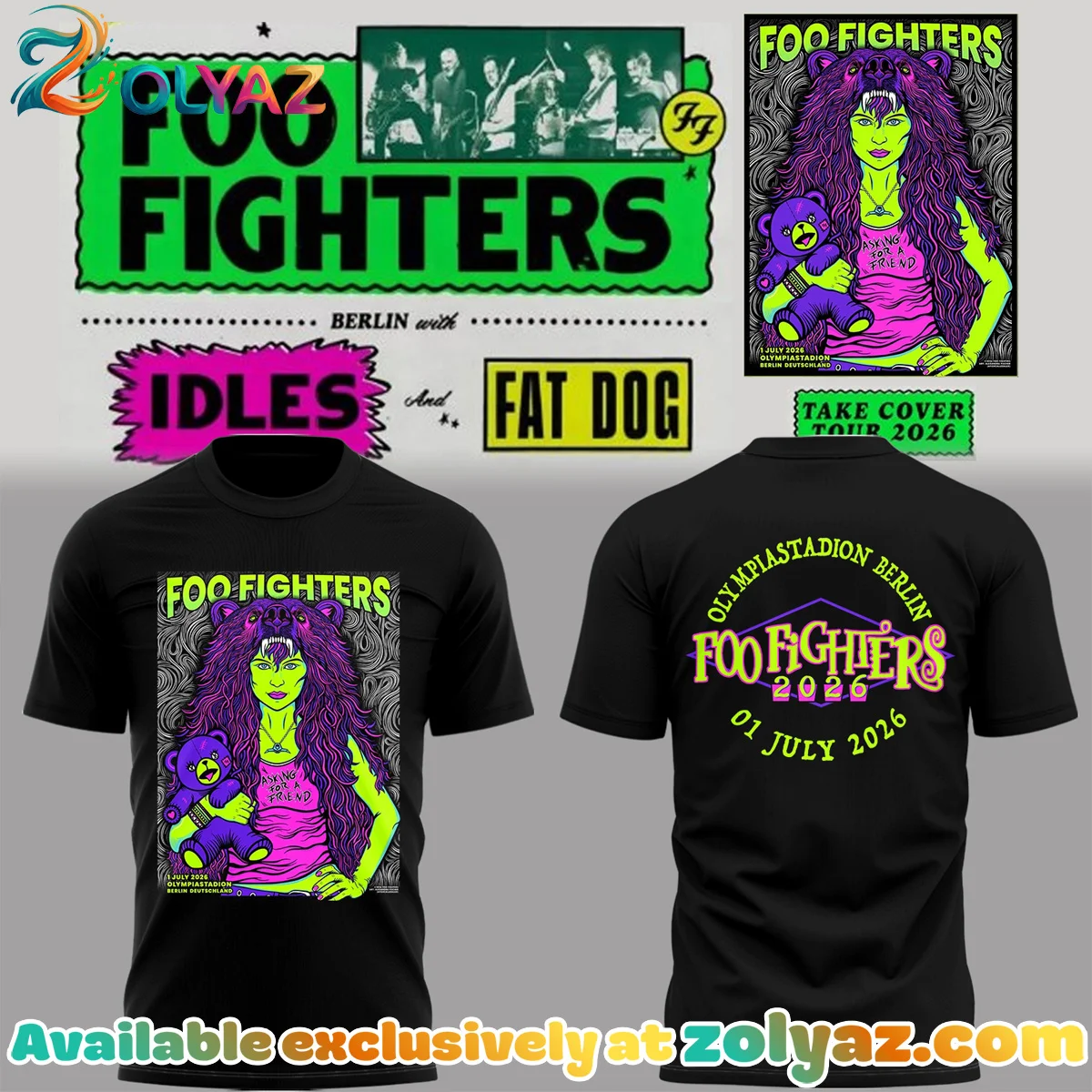 FF Take Cover Tour Shirt & Hoodie - Series 6