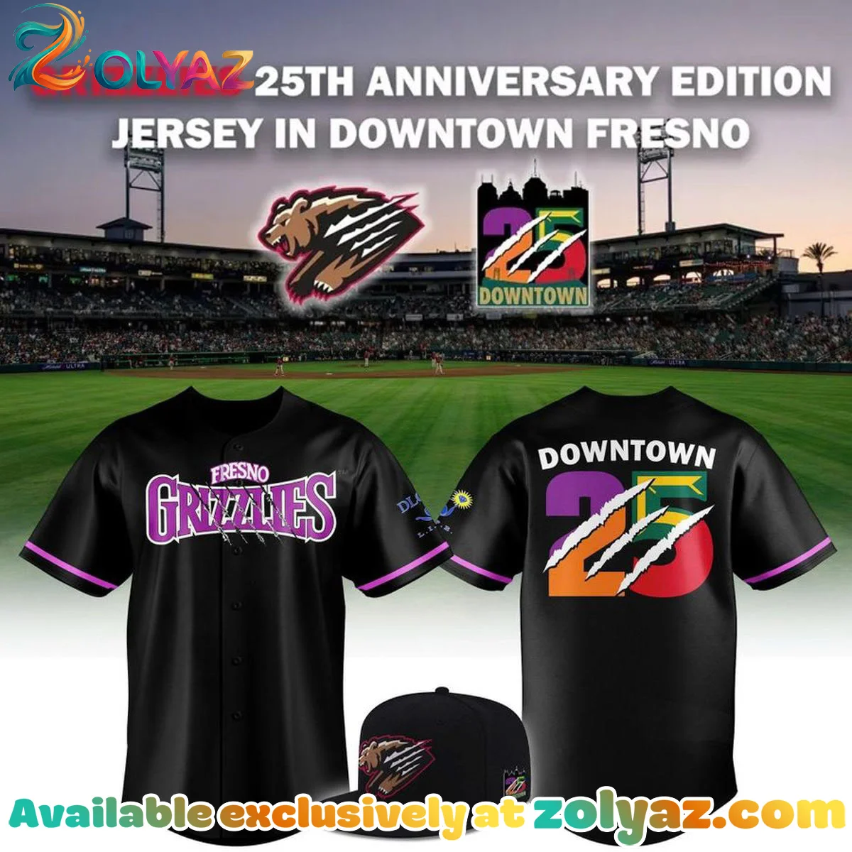 Fresno Grizzlies Jersey