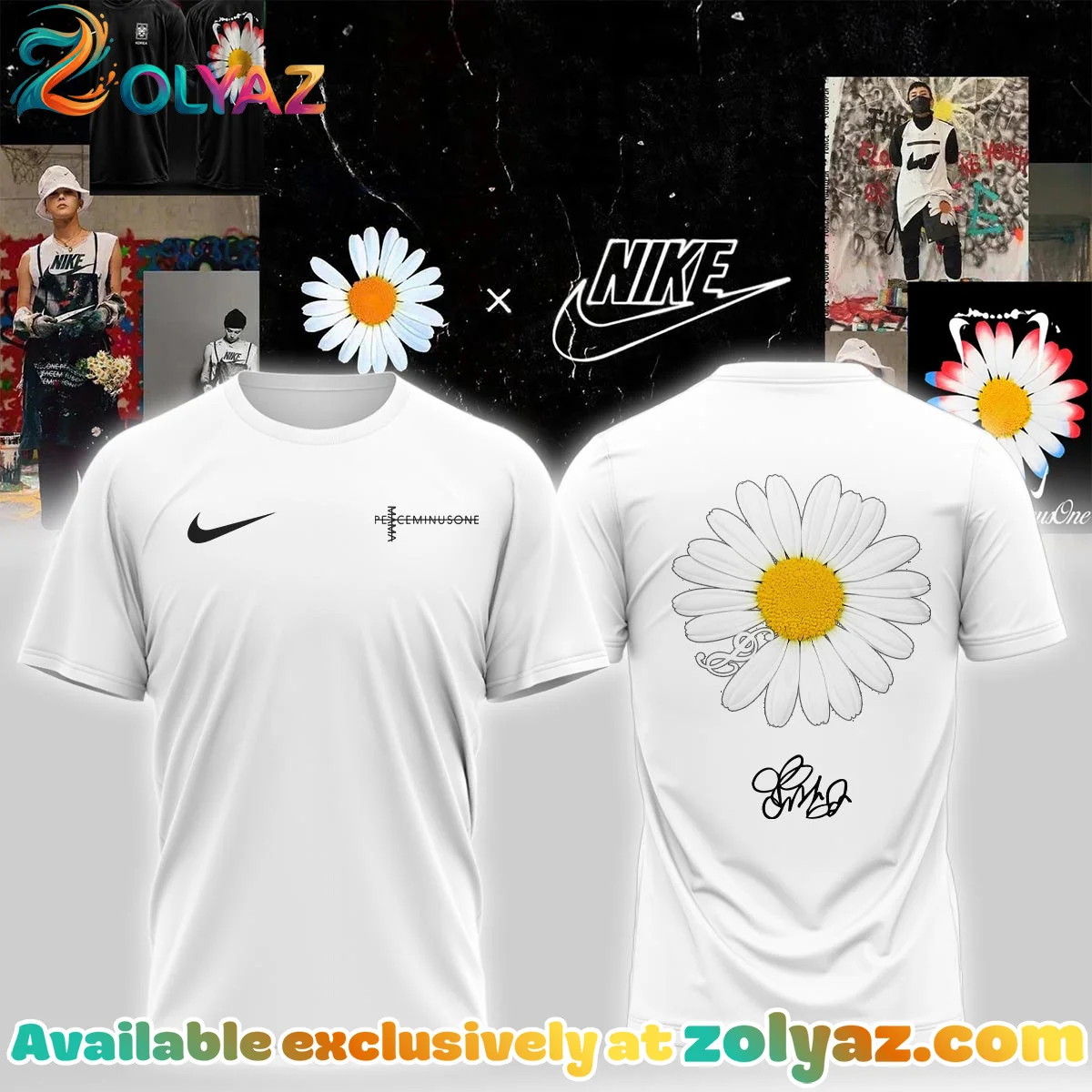 G-Dragon PEACEMINUSONE T-Shirt & Hoodie (Design 14)