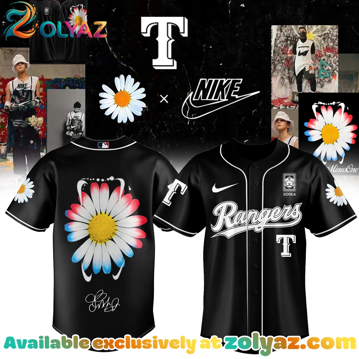 G-Dragon PEACEMINUSONE x MLB Jersey G-Dragon PEACEMINUSONE x MLB Jersey