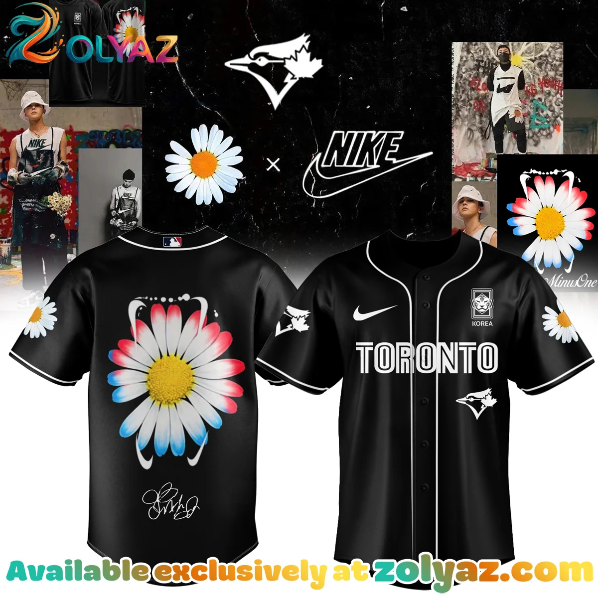 G-Dragon PEACEMINUSONE x MLB Jersey G-Dragon PEACEMINUSONE x MLB Jersey