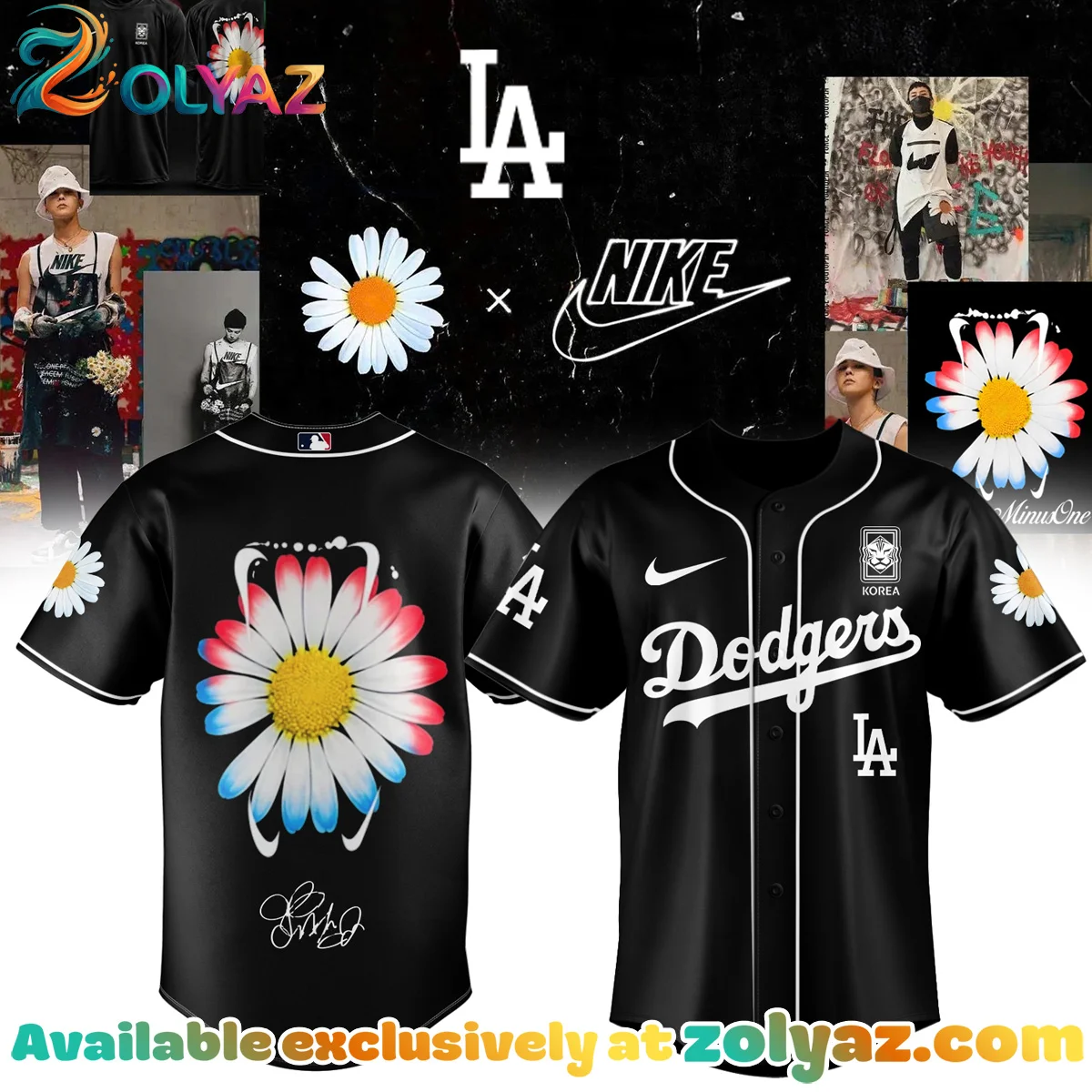 G-Dragon PEACEMINUSONE x MLB Jersey G-Dragon PEACEMINUSONE x MLB Jersey