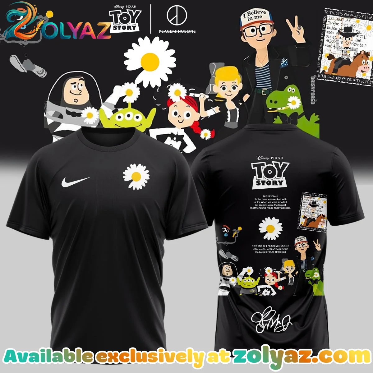 G-Dragon PEACEMINUSONE x TOY STORY Shirt & Hoodie - Series 5
