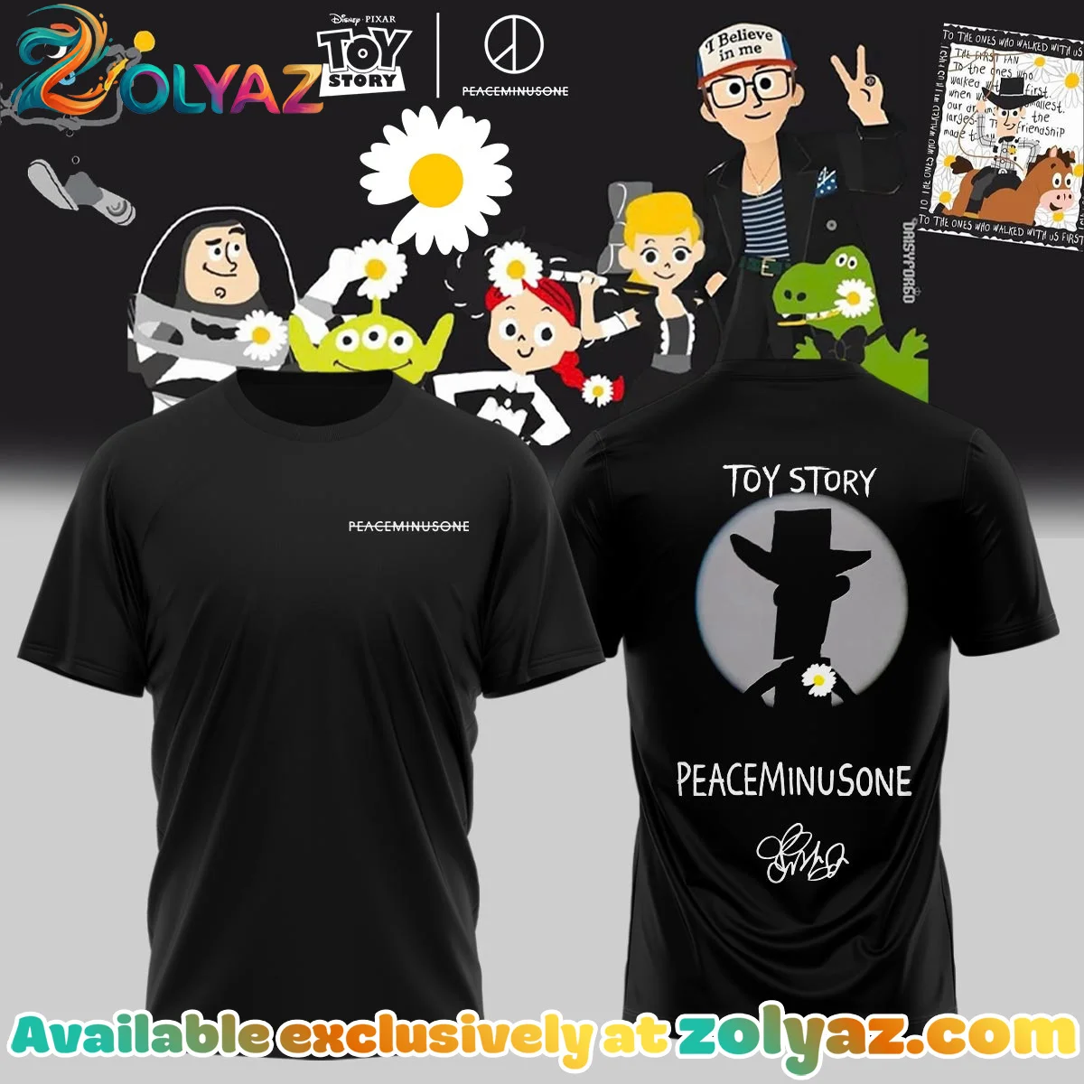 G-Dragon PEACEMINUSONE x TOY STORY Shirt & Hoodie (Design 6)