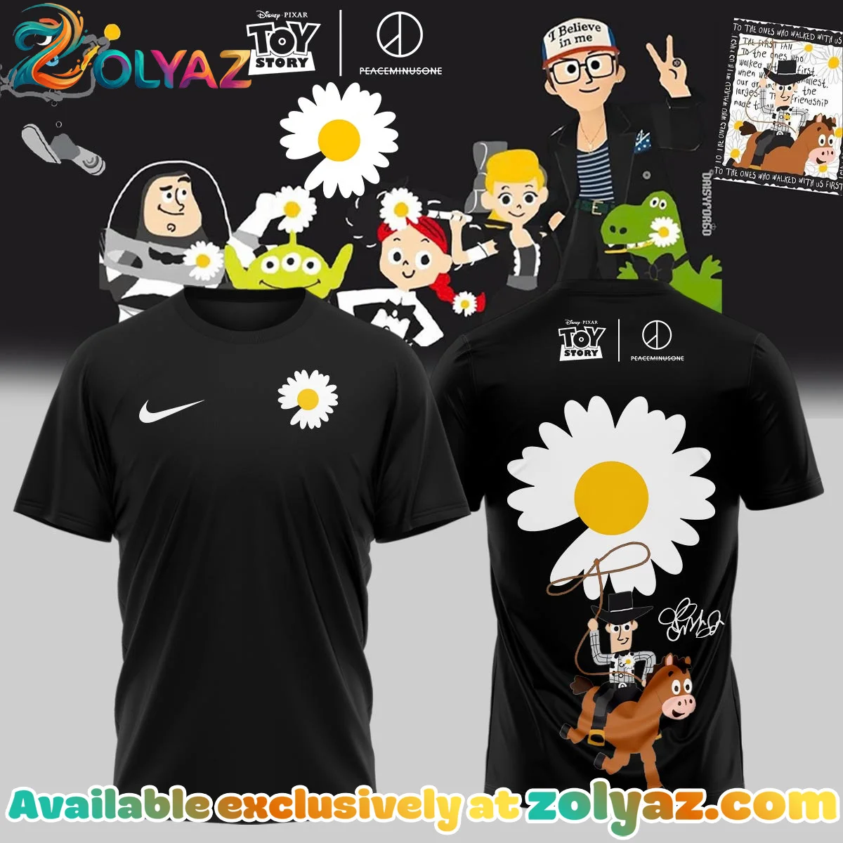G-Dragon PEACEMINUSONE x TOY STORY Shirt & Hoodie - Series 12