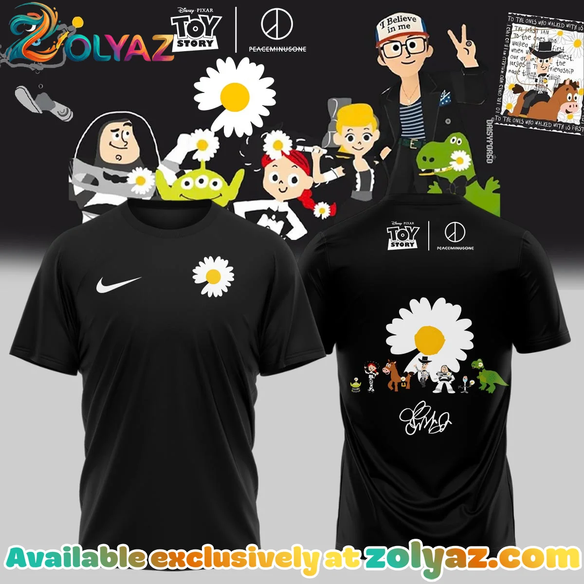 G-Dragon PEACEMINUSONE x TOY STORY Shirt & Hoodie (Design 11)