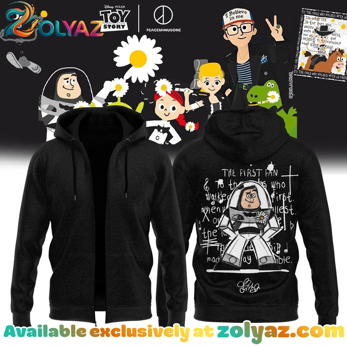 G-Dragon PEACEMINUSONE x TOY STORY Shirt & Hoodie (Style 18)