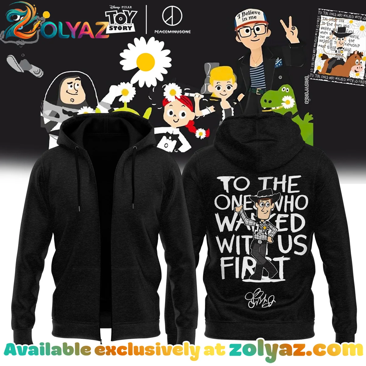 G-Dragon PEACEMINUSONE x TOY STORY T-Shirt & Hoodie (Design 19)