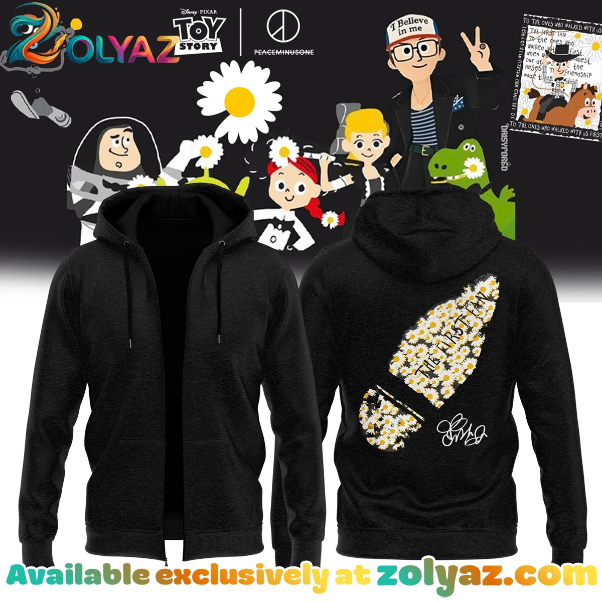 G-Dragon PEACEMINUSONE x TOY STORY Shirt & Hoodie (Design 17)