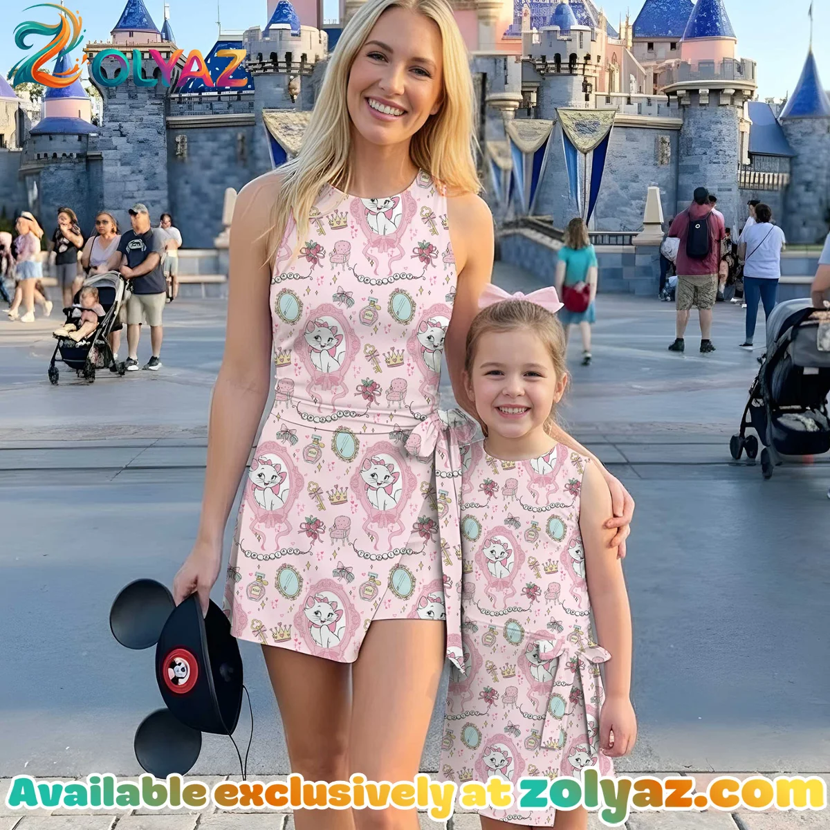 Girls Aristocats Marie Athletic Dress - Tennis Dress Skirt, Family Matching Disney Outfit