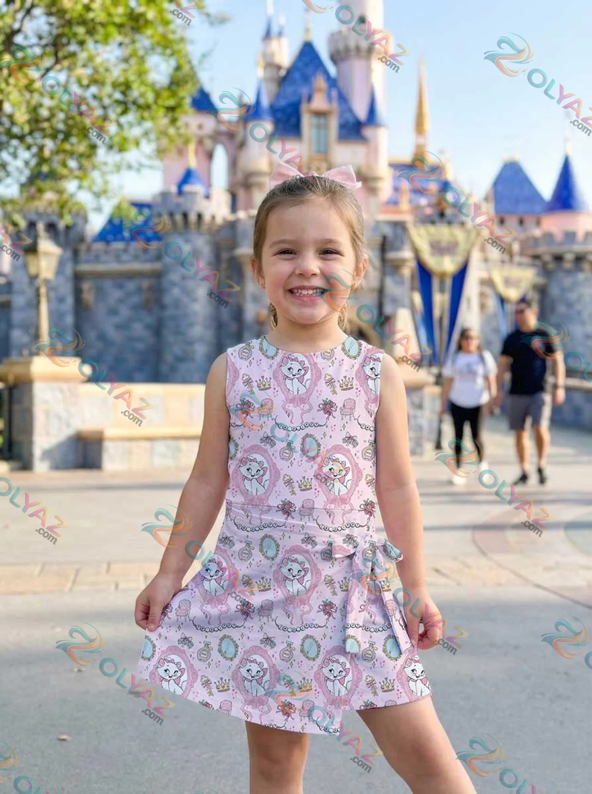 Girls Aristocats Marie Athletic Dress - Tennis Dress Skirt, Family Matching Disney Outfit Girls Aristocats Marie Athletic Dress - Tennis Dress Skirt, Family Matching Disney Outfit