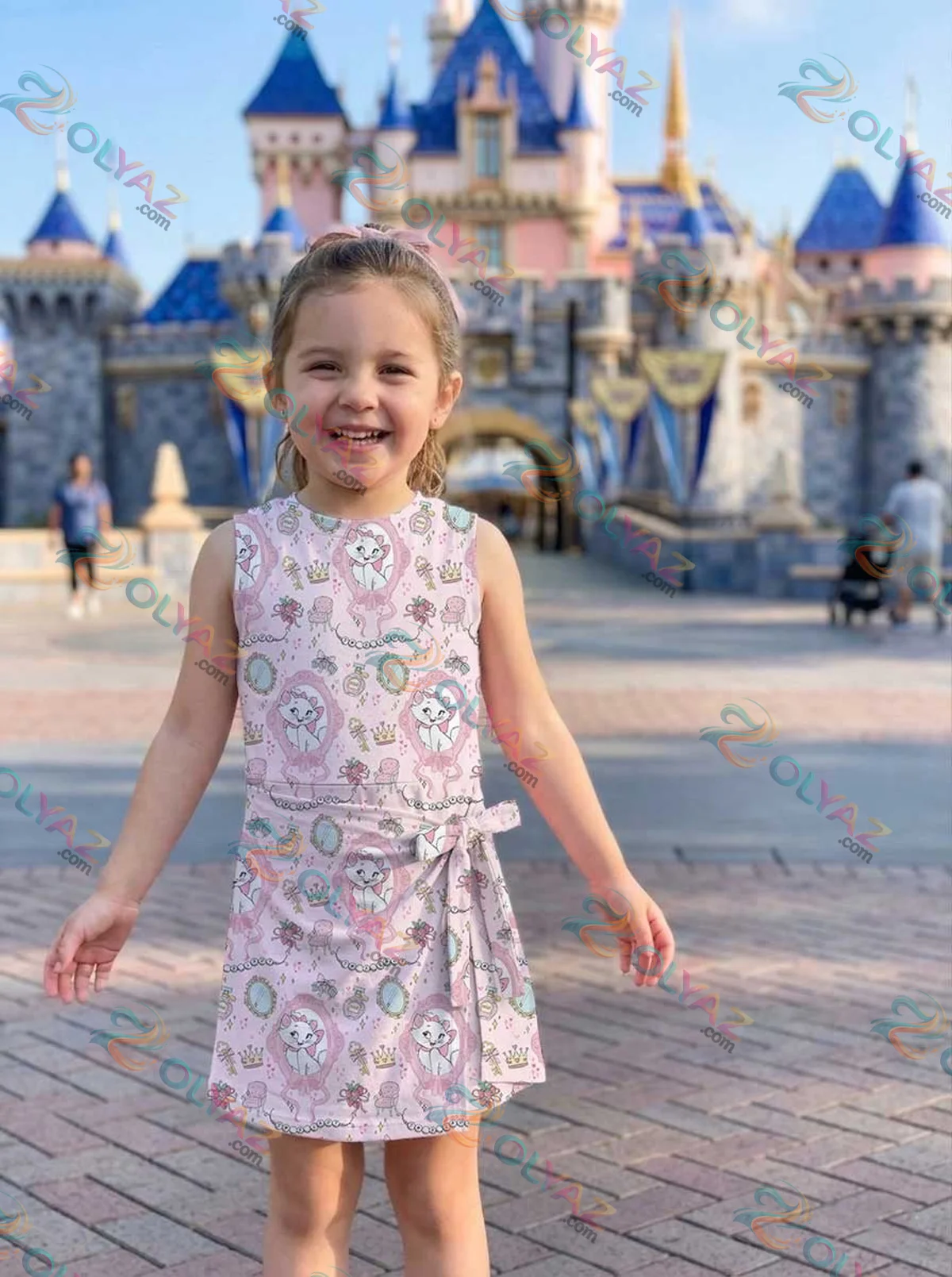 Girls Aristocats Marie Athletic Dress - Tennis Dress Skirt, Family Matching Disney Outfit Girls Aristocats Marie Athletic Dress - Tennis Dress Skirt, Family Matching Disney Outfit