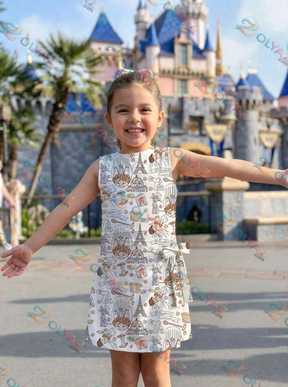 Girls Chef Remy Athletic Dress - Tennis Dress Skirt, Family Matching Disney Outfit Girls Chef Remy Athletic Dress - Tennis Dress Skirt, Family Matching Disney Outfit