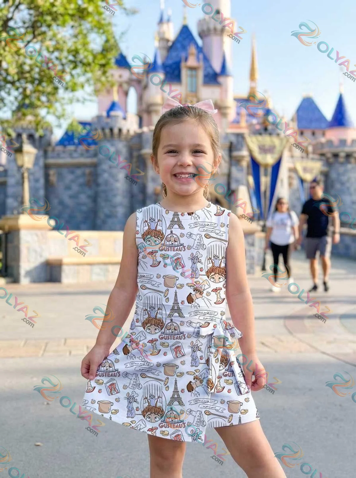 Girls Chef Remy Athletic Dress - Tennis Dress Skirt, Family Matching Disney Outfit Girls Chef Remy Athletic Dress - Tennis Dress Skirt, Family Matching Disney Outfit