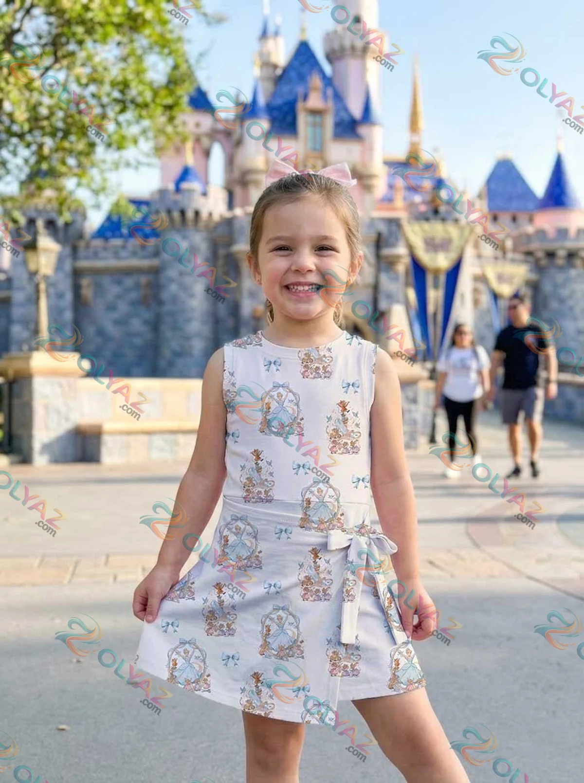 Girls Cinderella Coquette Athletic Dress - Tennis Dress Skirt, Family Matching Disney Outfit Girls Cinderella Coquette Athletic Dress - Tennis Dress Skirt, Family Matching Disney Outfit