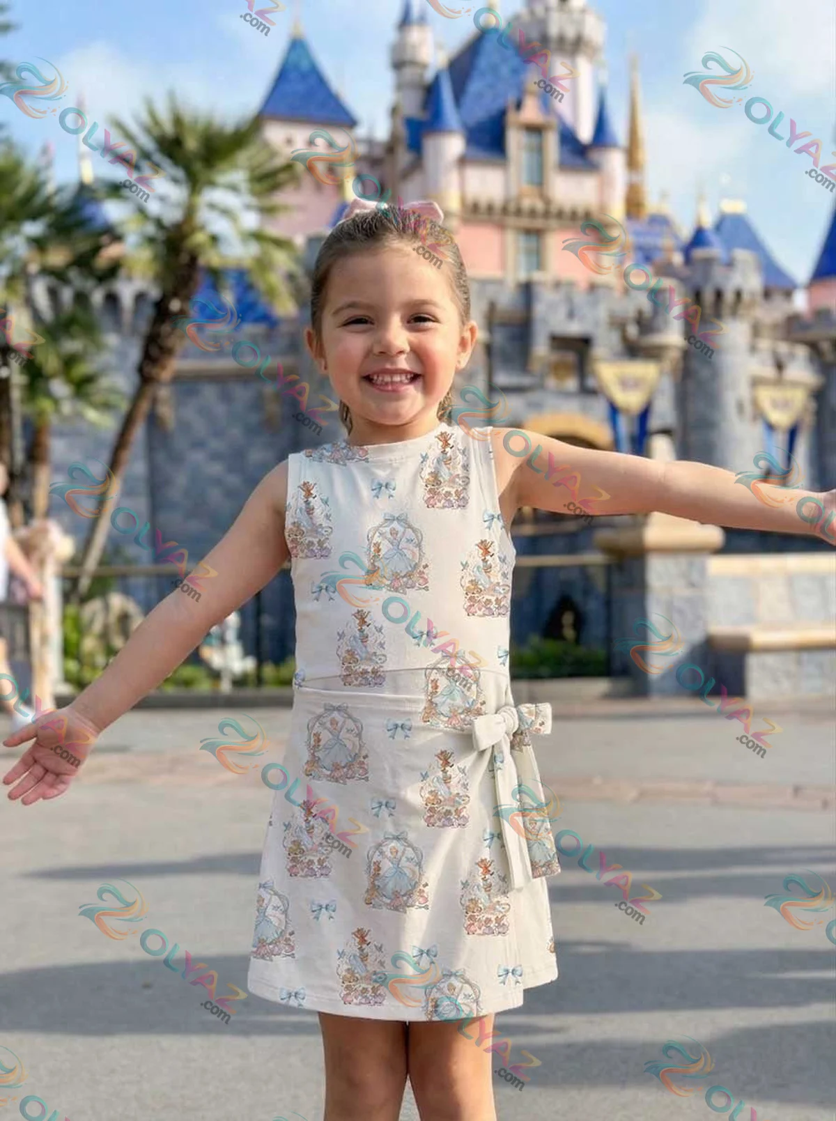 Girls Cinderella Coquette Athletic Dress - Tennis Dress Skirt, Family Matching Disney Outfit Girls Cinderella Coquette Athletic Dress - Tennis Dress Skirt, Family Matching Disney Outfit