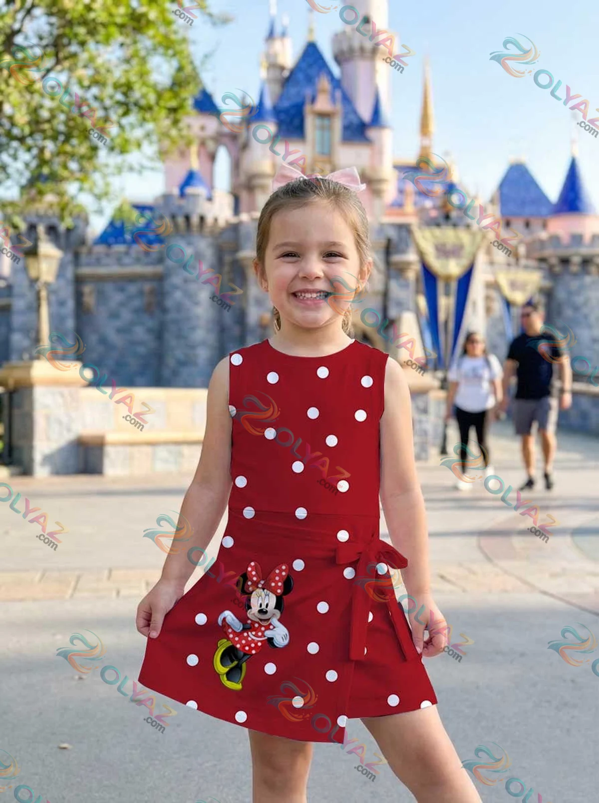 Girls Classic Minnie Red Polka Dot Athletic Dress - Tennis Dress Skirt, Family Matching Disney Outfit Girls Classic Minnie Red Polka Dot Athletic Dress - Tennis Dress Skirt, Family Matching Disney Outfit