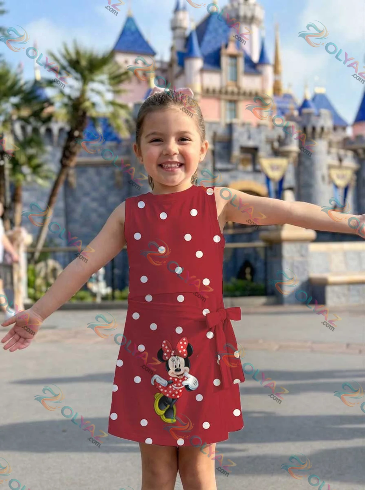 Girls Classic Minnie Red Polka Dot Athletic Dress - Tennis Dress Skirt, Family Matching Disney Outfit Girls Classic Minnie Red Polka Dot Athletic Dress - Tennis Dress Skirt, Family Matching Disney Outfit