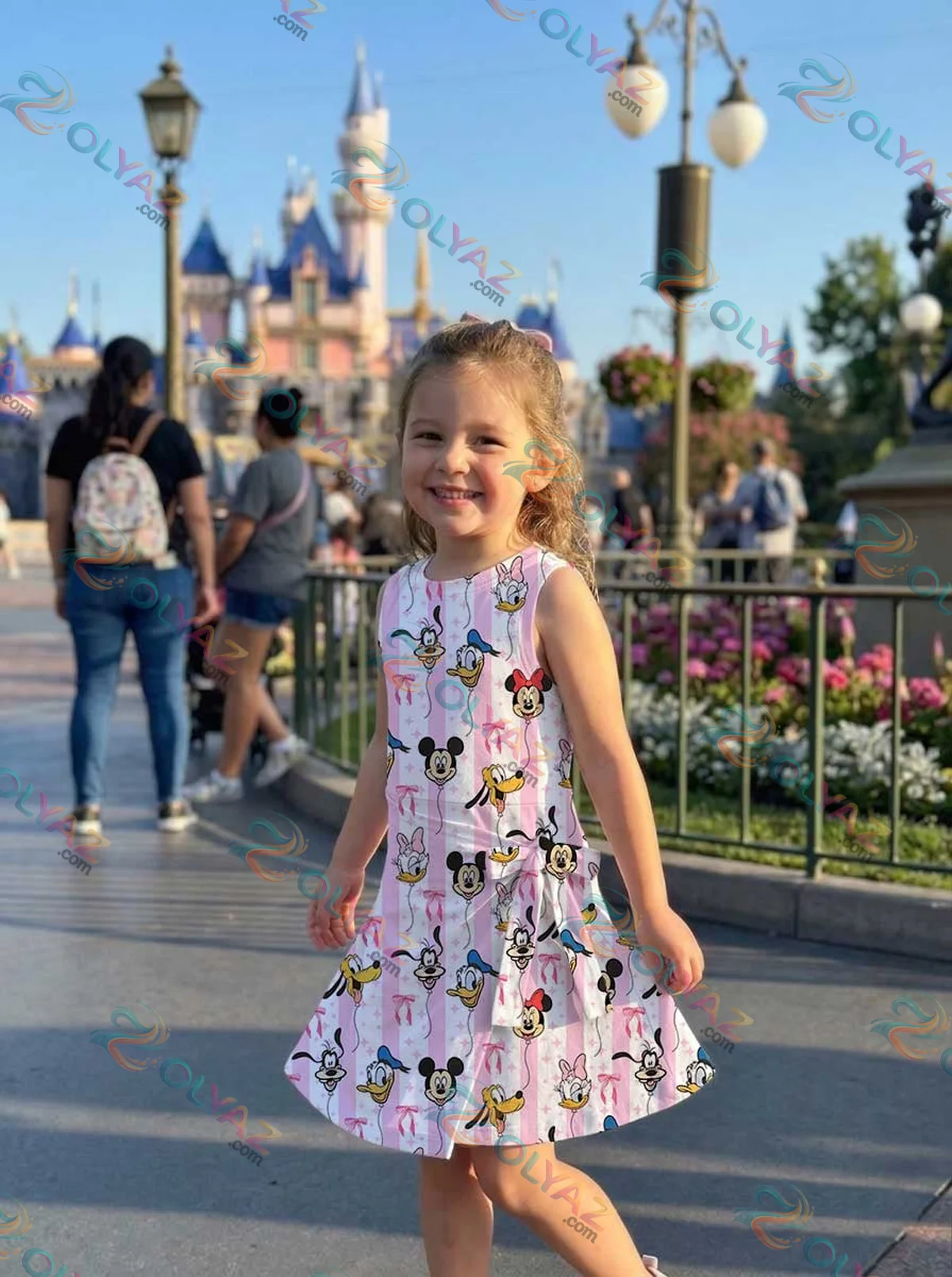Girls Coquette Mickey Balloons Athletic Dress - Tennis Dress Skirt, Family Matching Disney Outfit Girls Coquette Mickey Balloons Athletic Dress - Tennis Dress Skirt, Family Matching Disney Outfit