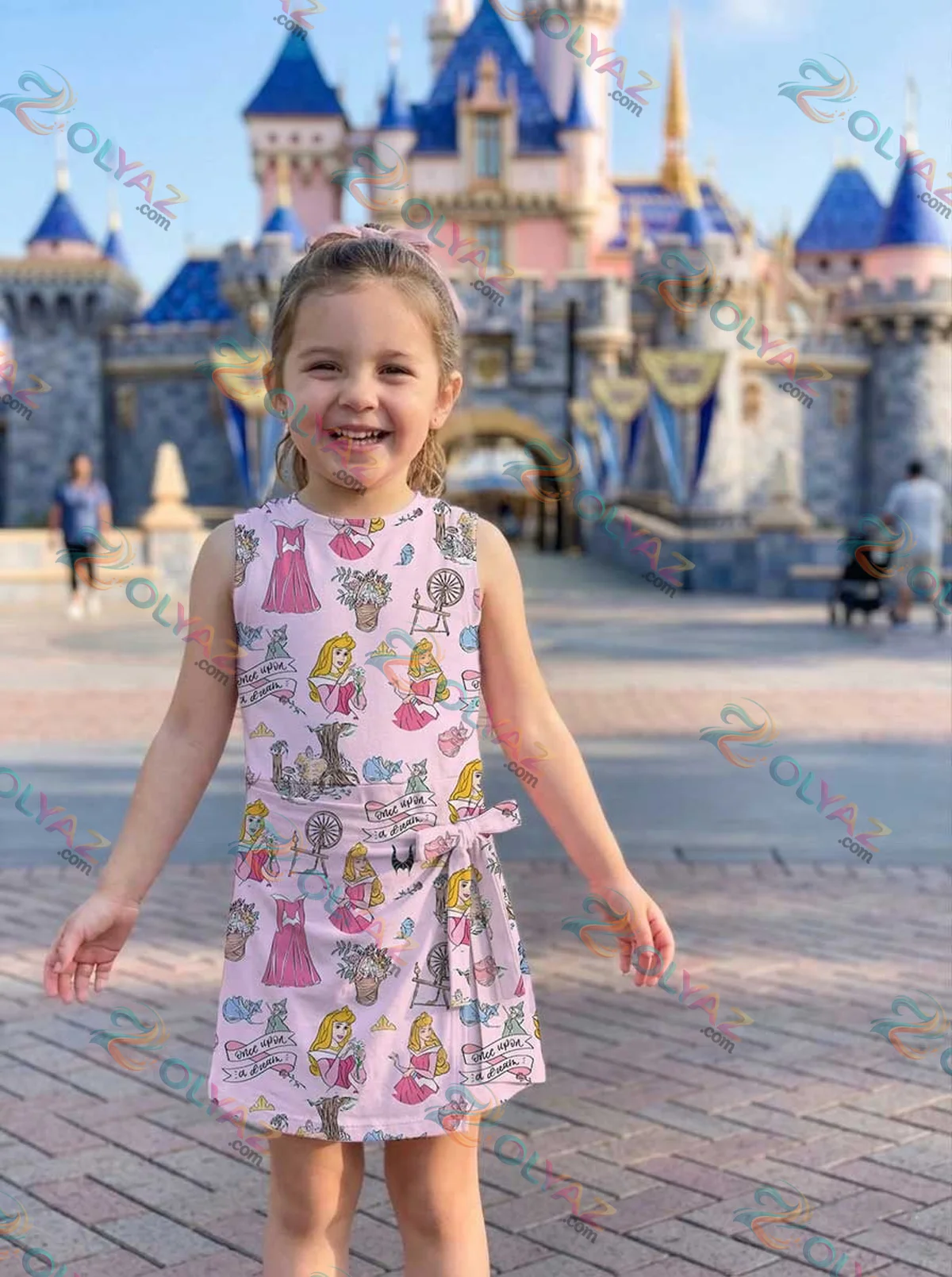 Girls Disney Aurora Sleeping Beauty Pink Princess Athletic Dress - Tennis Dress Skirt, Family Matching Outfit Girls Disney Aurora Sleeping Beauty Pink Princess Athletic Dress - Tennis Dress Skirt, Family Matching Outfit