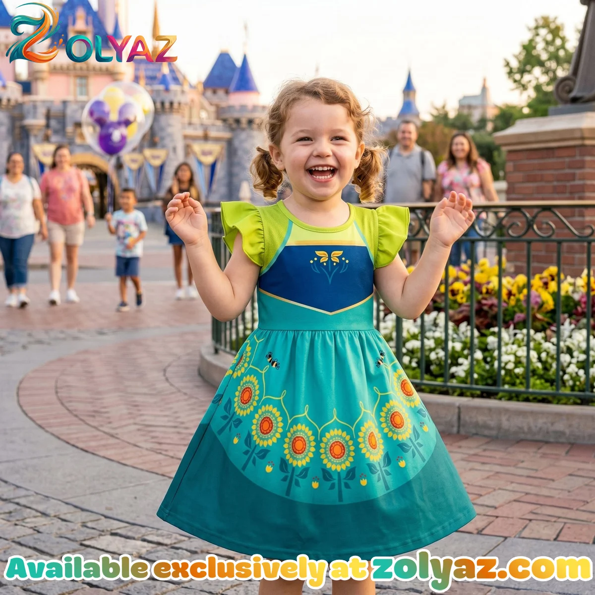 Disney Frozen Elsa Anna Skater Dress