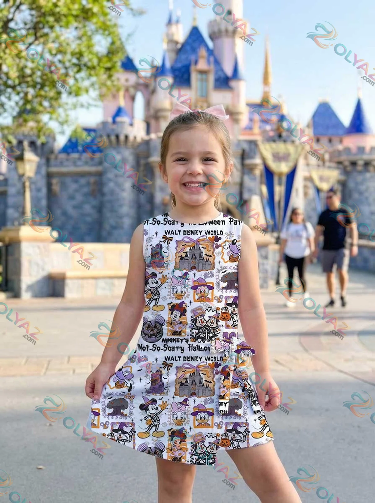 Girls Disney Halloween Portrait Athletic Dress - Tennis Dress Skirt, Family Matching Disney Outfit Girls Disney Halloween Portrait Athletic Dress - Tennis Dress Skirt, Family Matching Disney Outfit