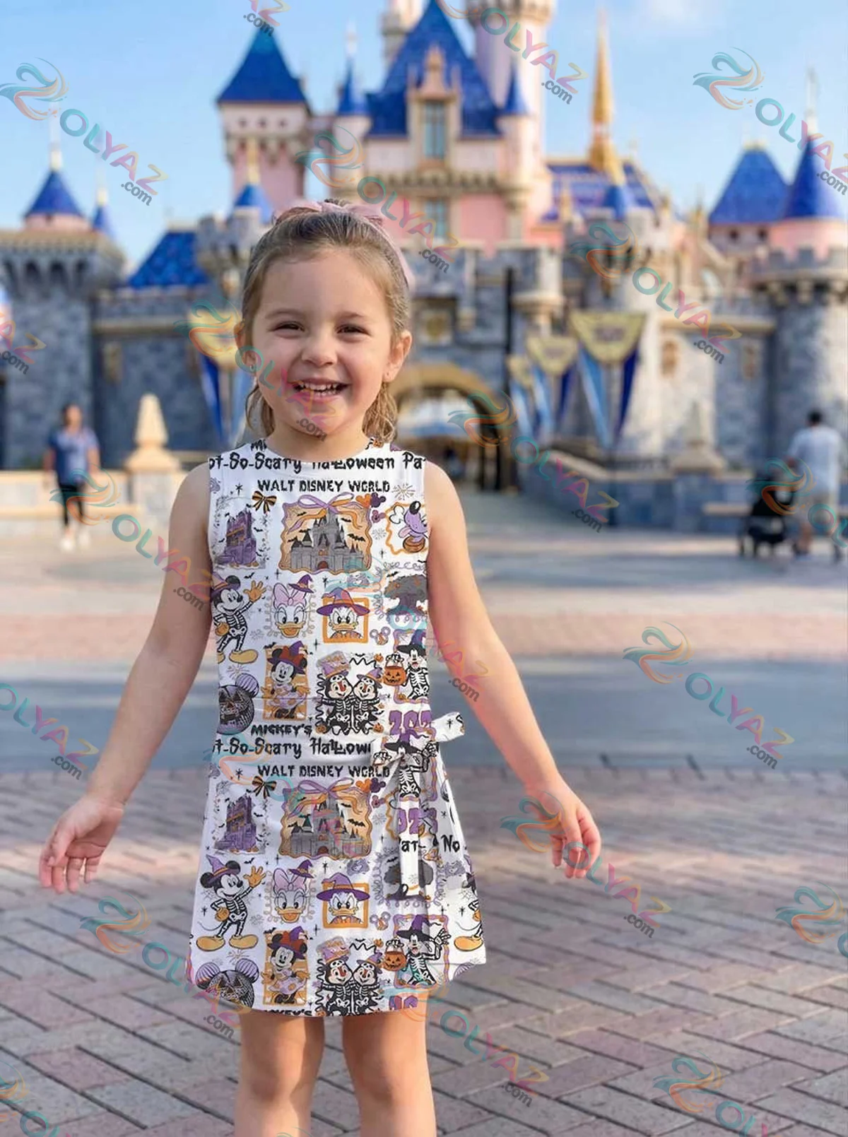 Girls Disney Halloween Portrait Athletic Dress - Tennis Dress Skirt, Family Matching Disney Outfit Girls Disney Halloween Portrait Athletic Dress - Tennis Dress Skirt, Family Matching Disney Outfit