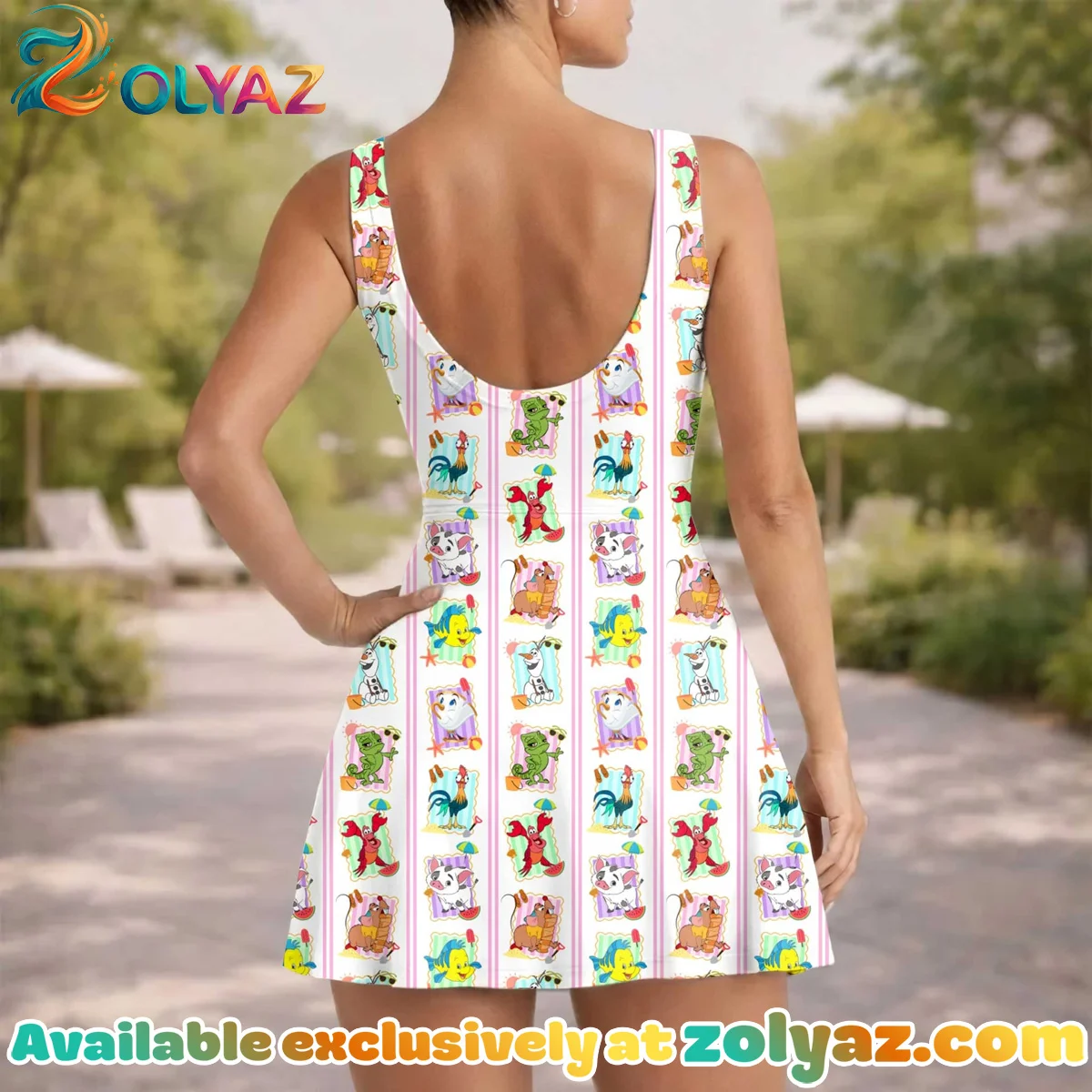 Girls Disney Magical Summer Athletic Dress - Tennis Dress Skirt, Family Matching Vacation Outfit Girls Disney Magical Summer Athletic Dress - Tennis Dress Skirt, Family Matching Vacation Outfit