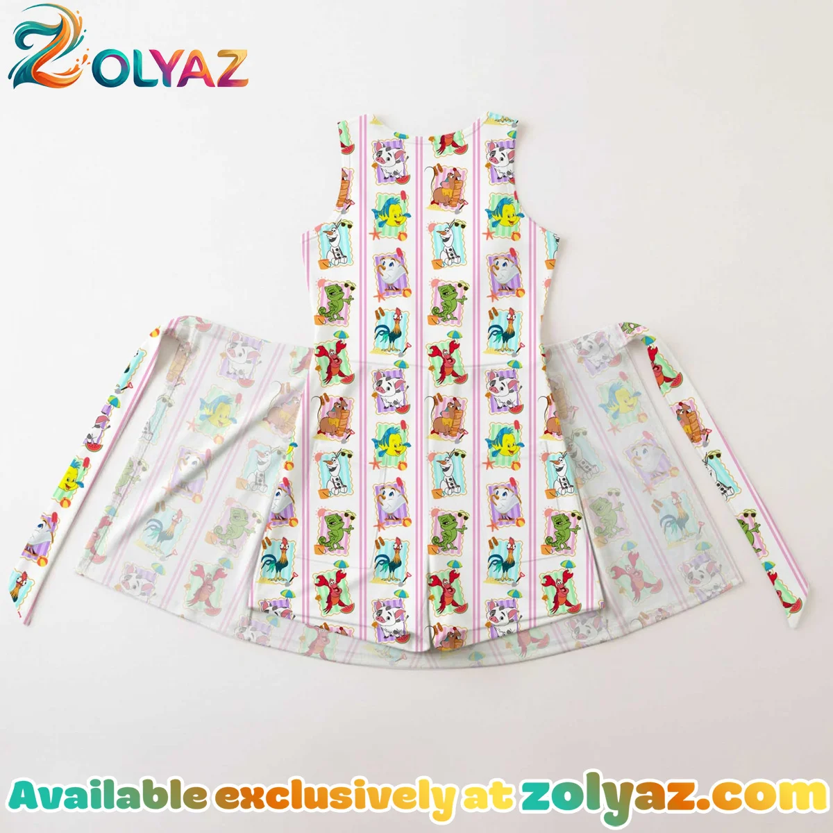 Girls Disney Magical Summer Athletic Dress - Tennis Dress Skirt, Family Matching Vacation Outfit Girls Disney Magical Summer Athletic Dress - Tennis Dress Skirt, Family Matching Vacation Outfit