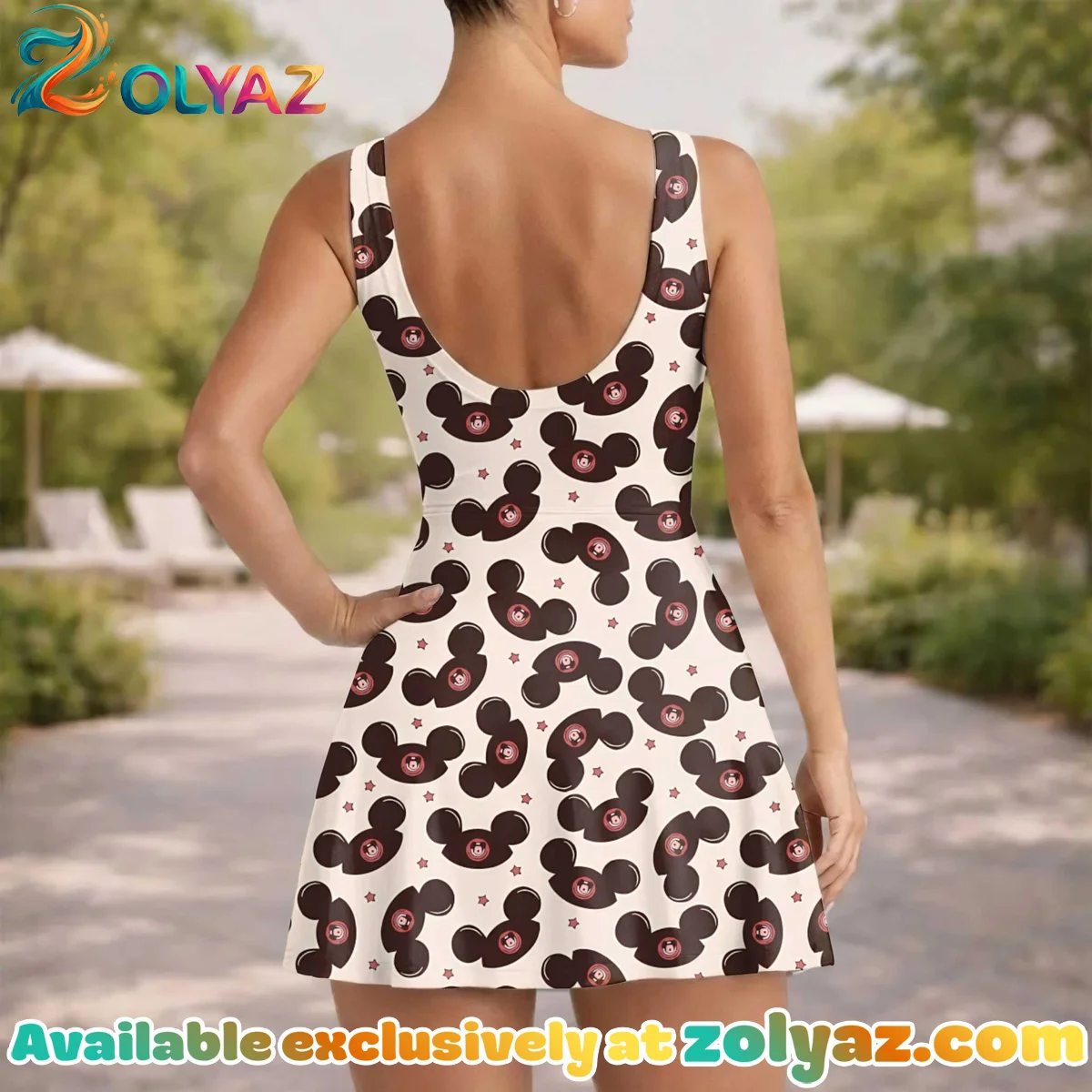 Girls Disney Mickey Mouse Ears Hat Red White Athletic Dress - Tennis Dress Skirt, Family Matching Outfit Girls Disney Mickey Mouse Ears Hat Red White Athletic Dress - Tennis Dress Skirt, Family Matching Outfit
