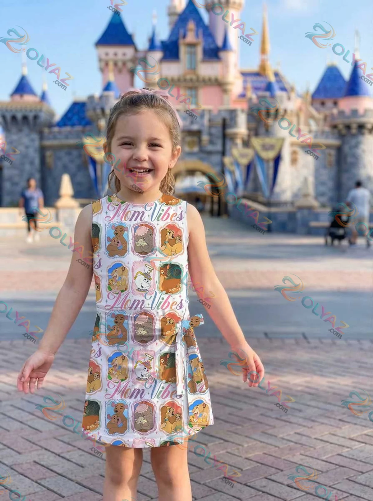 Girls Disney Mom Vibes Athletic Dress - Tennis Dress Skirt, Family Matching Outfit Girls Disney Mom Vibes Athletic Dress - Tennis Dress Skirt, Family Matching Outfit