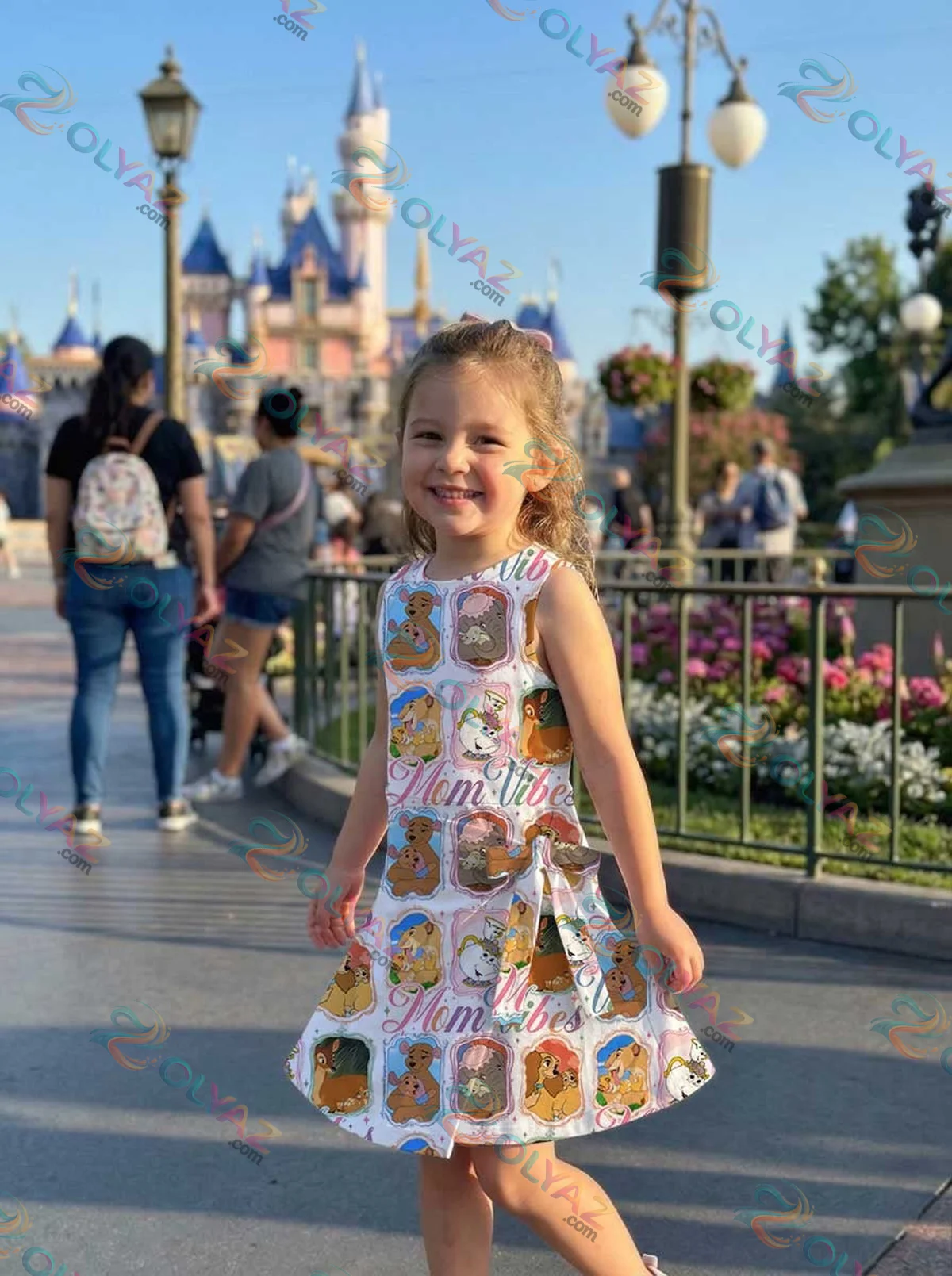 Girls Disney Mom Vibes Athletic Dress - Tennis Dress Skirt, Family Matching Outfit Girls Disney Mom Vibes Athletic Dress - Tennis Dress Skirt, Family Matching Outfit