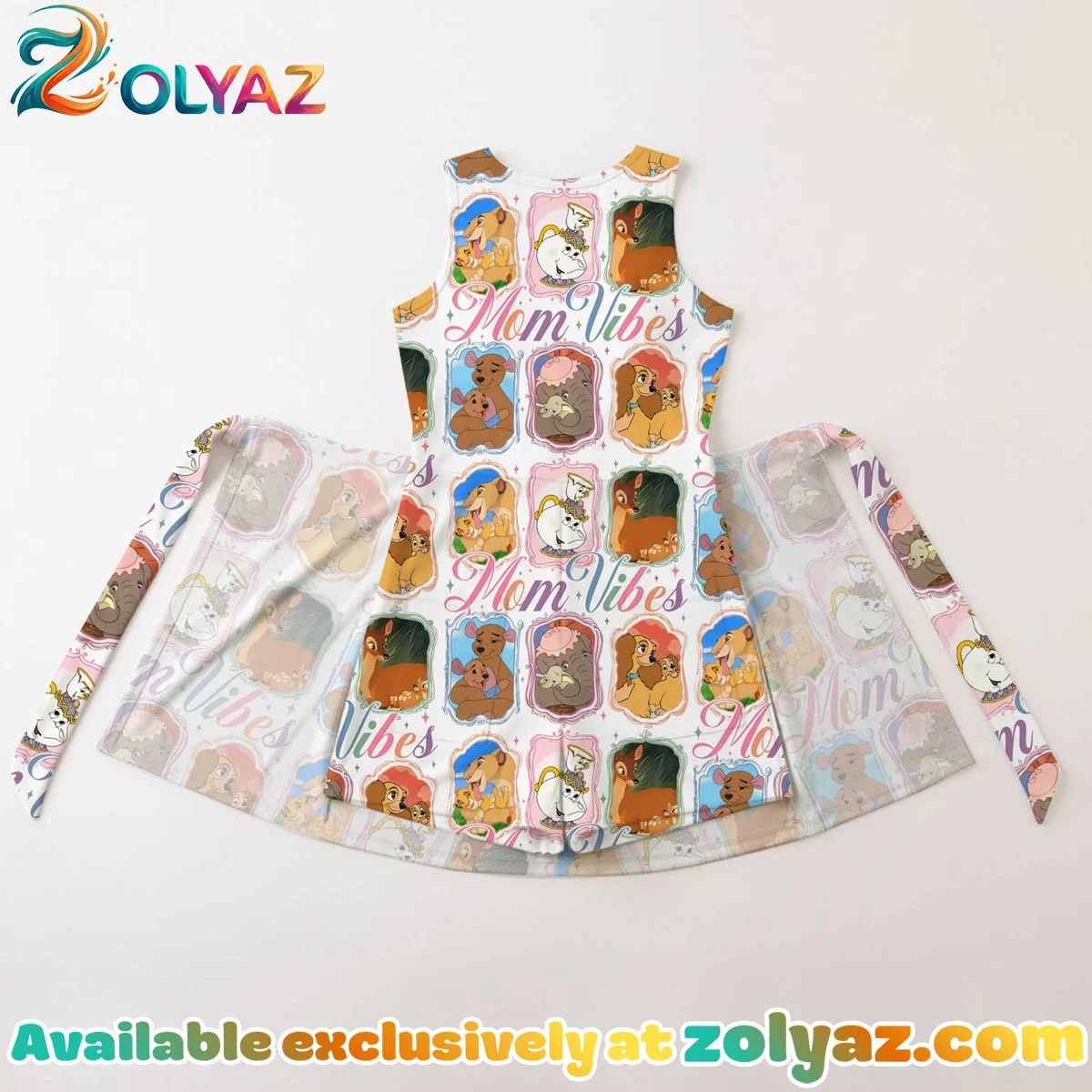 Girls Disney Mom Vibes Athletic Dress - Tennis Dress Skirt, Family Matching Outfit Girls Disney Mom Vibes Athletic Dress - Tennis Dress Skirt, Family Matching Outfit