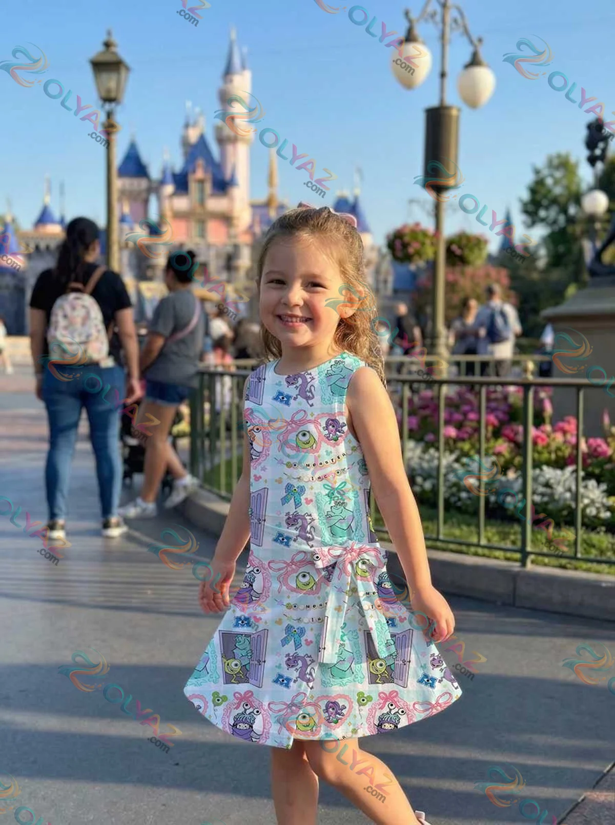 Girls Disney Monsters Inc Character Athletic Dress - Tennis Dress Skirt, Family Matching Outfit Girls Disney Monsters Inc Character Athletic Dress - Tennis Dress Skirt, Family Matching Outfit