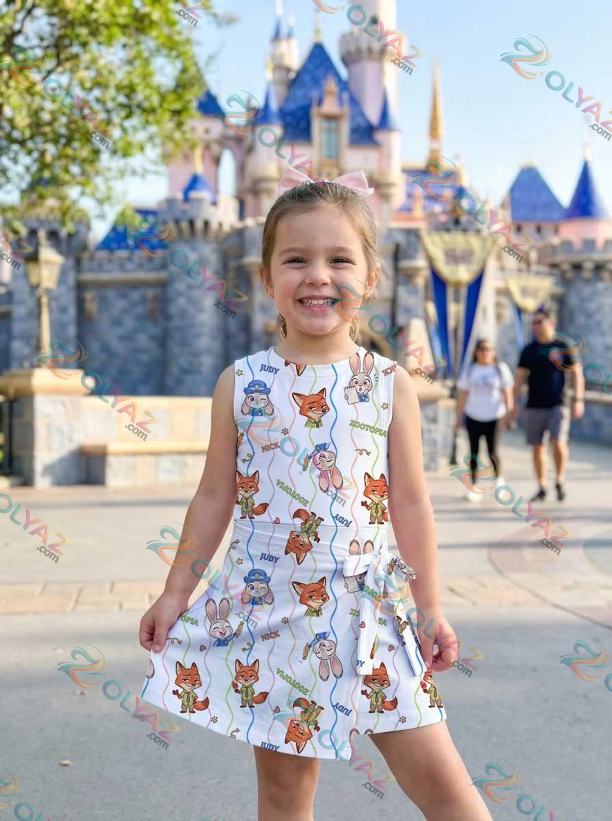 Girls Disney Nick Wilde and Judy Hopps Athletic Dress - Tennis Dress Skirt, Family Matching Outfit Girls Disney Nick Wilde and Judy Hopps Athletic Dress - Tennis Dress Skirt, Family Matching Outfit