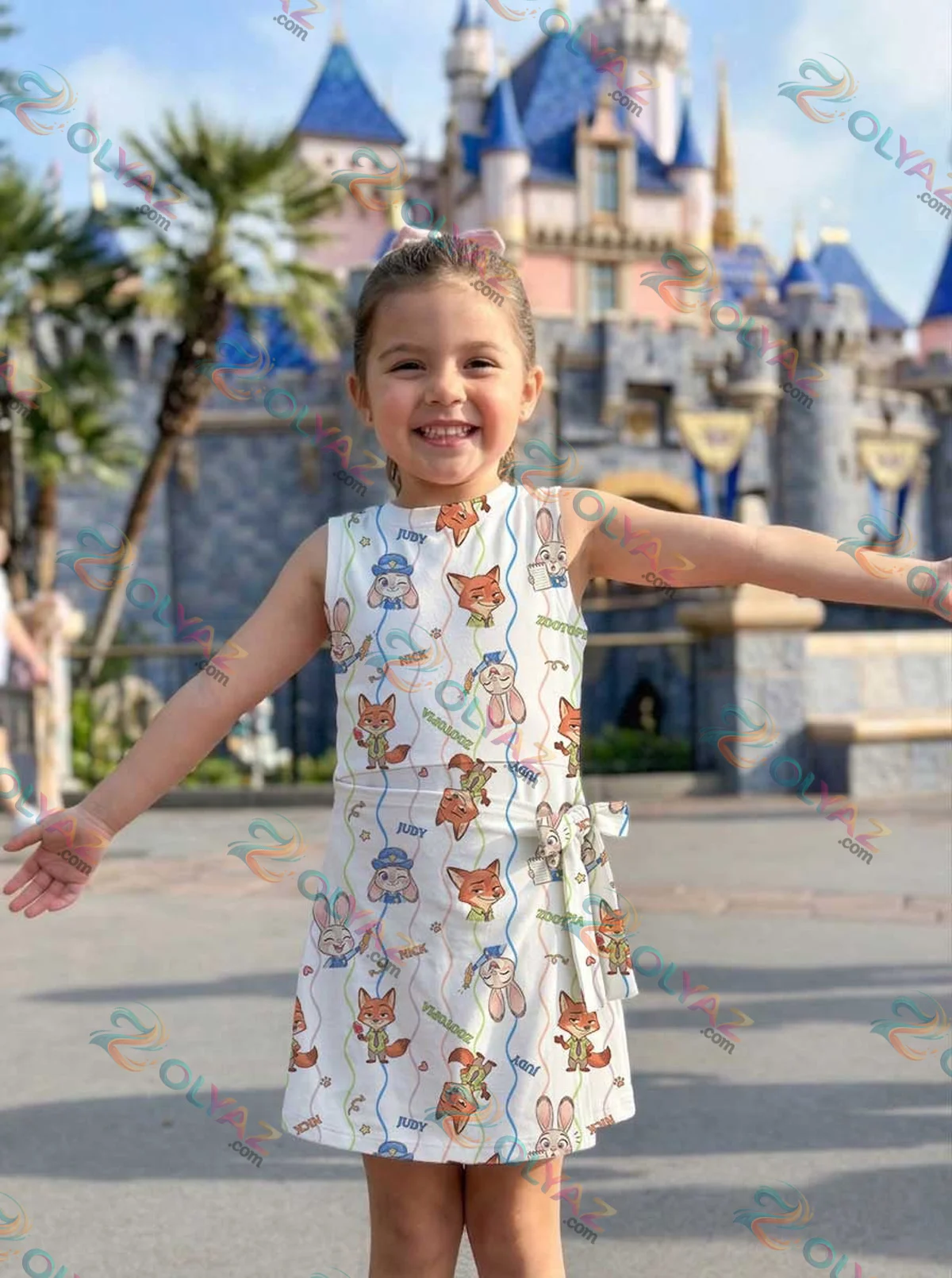 Girls Disney Nick Wilde and Judy Hopps Athletic Dress - Tennis Dress Skirt, Family Matching Outfit Girls Disney Nick Wilde and Judy Hopps Athletic Dress - Tennis Dress Skirt, Family Matching Outfit