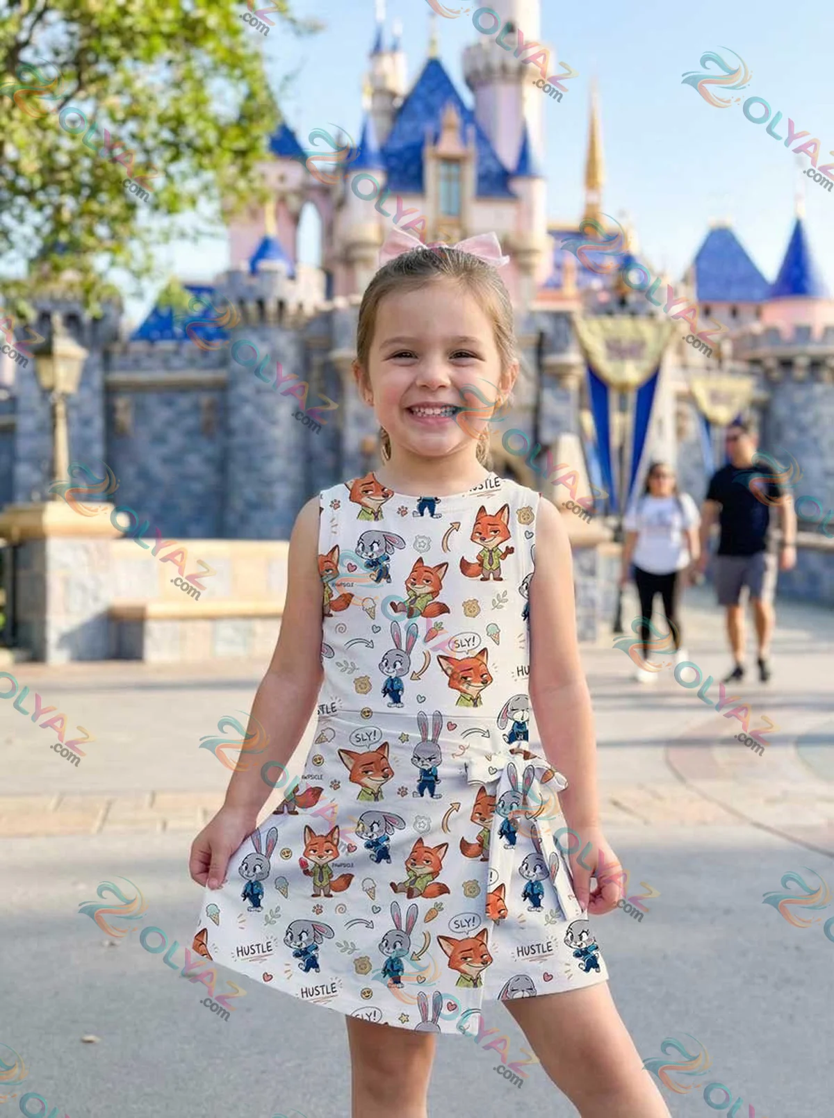Girls Disney Nick Wilde and Judy Hopps Athletic Dress - Tennis Dress Skirt, Family Matching Outfit Girls Disney Nick Wilde and Judy Hopps Athletic Dress - Tennis Dress Skirt, Family Matching Outfit
