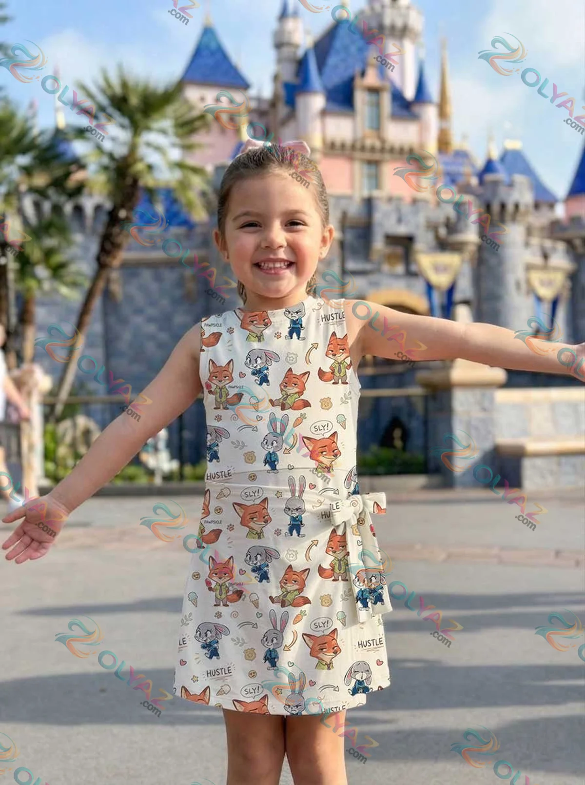 Girls Disney Nick Wilde and Judy Hopps Athletic Dress - Tennis Dress Skirt, Family Matching Outfit Girls Disney Nick Wilde and Judy Hopps Athletic Dress - Tennis Dress Skirt, Family Matching Outfit