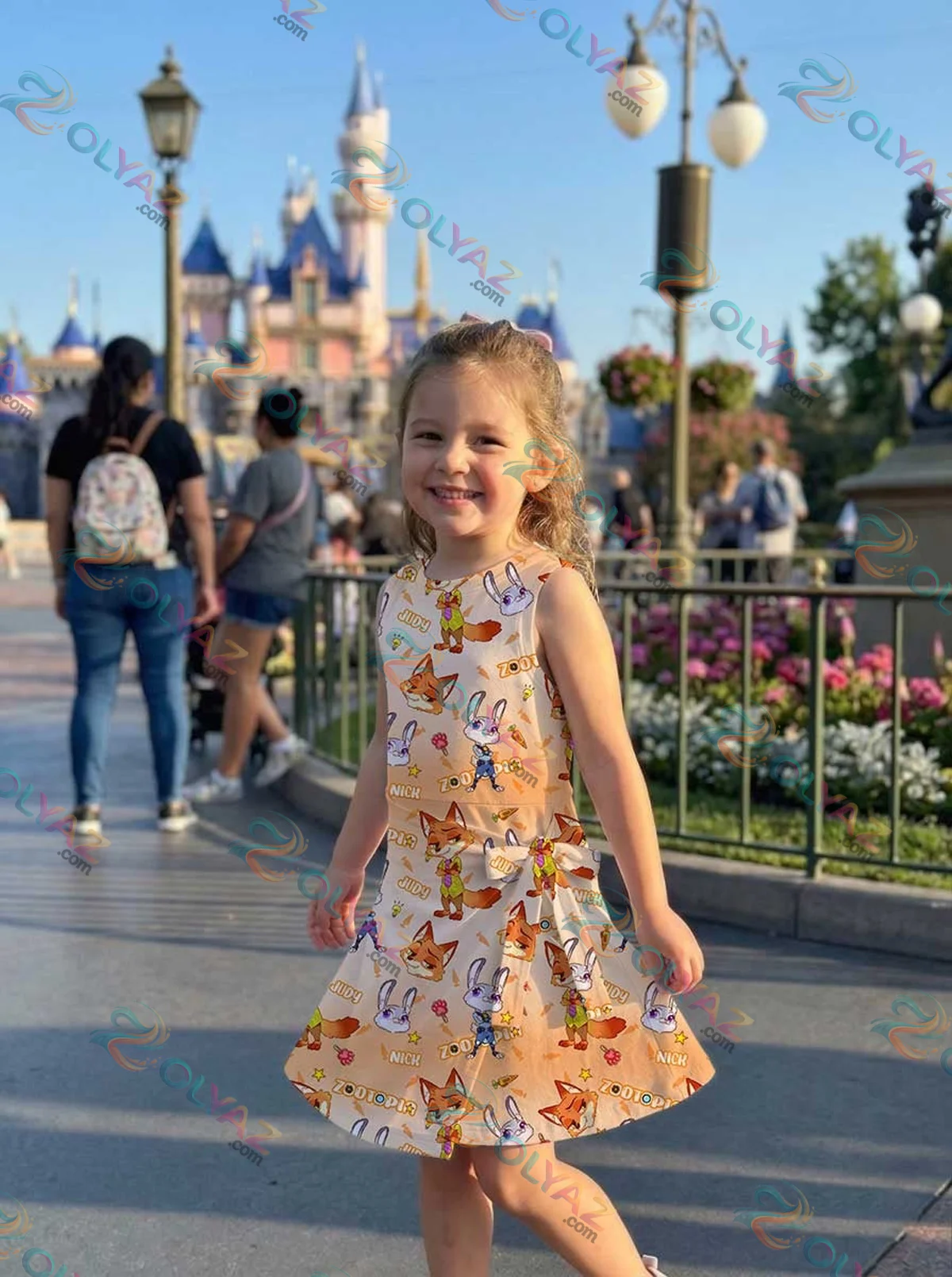 Girls Disney Nick Wilde and Judy Hopps Orange Athletic Dress - Tennis Dress Skirt, Family Matching Outfit Girls Disney Nick Wilde and Judy Hopps Orange Athletic Dress - Tennis Dress Skirt, Family Matching Outfit