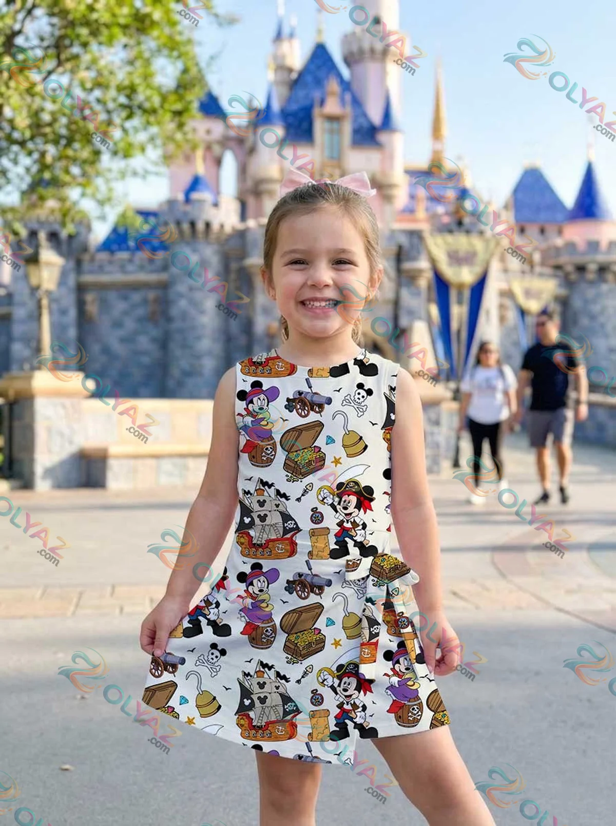 Girls Disney Pirate Adventure Athletic Dress - Tennis Dress Skirt, Family Matching Disney Outfit Girls Disney Pirate Adventure Athletic Dress - Tennis Dress Skirt, Family Matching Disney Outfit
